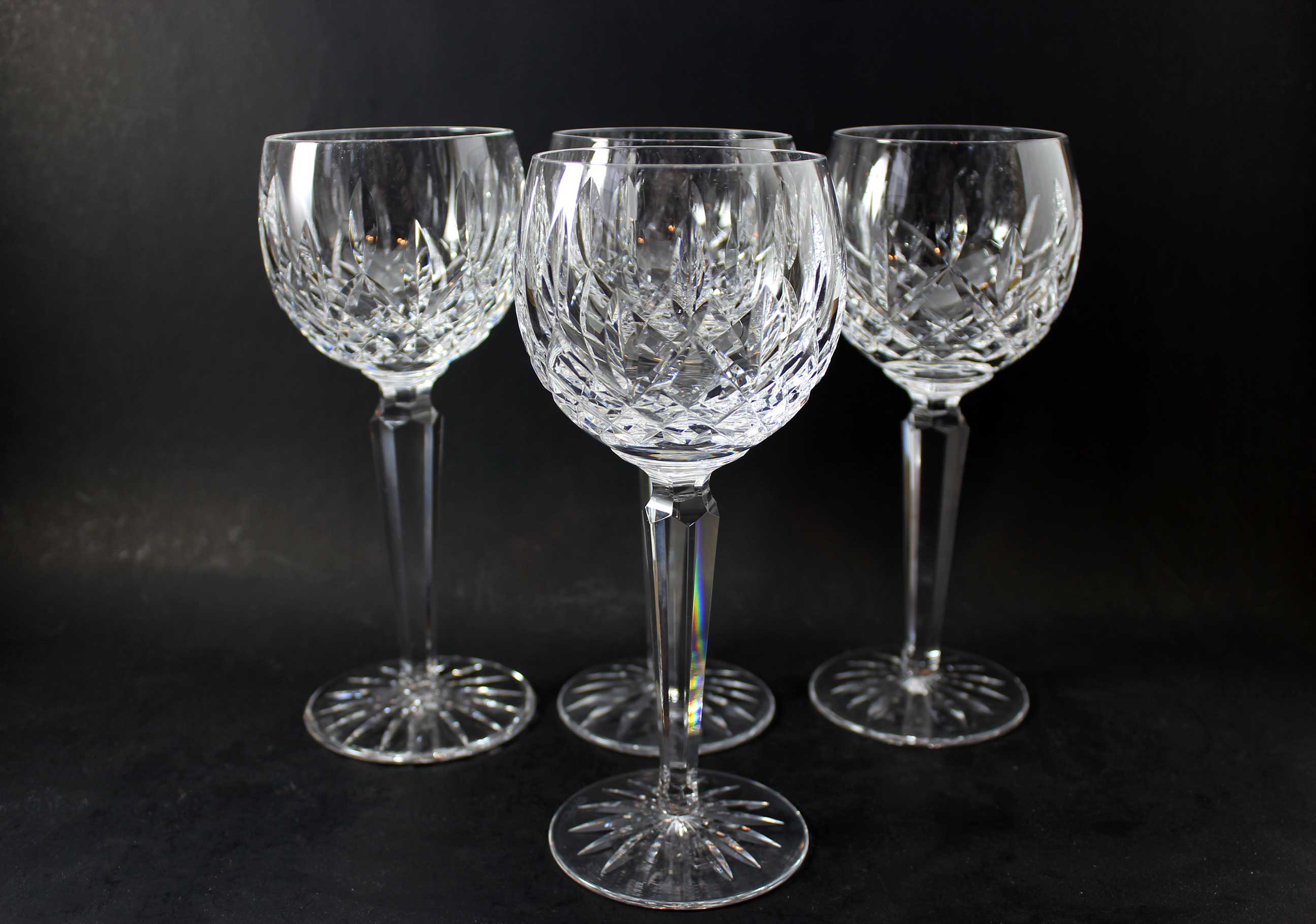 Waterford Crystal, Lismore, Vintage Hock Glasses