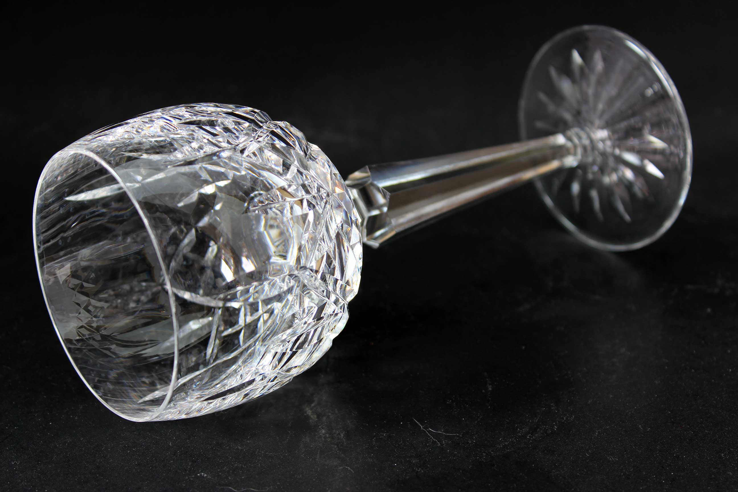 Waterford Crystal, Lismore, Vintage Hock Glasses
