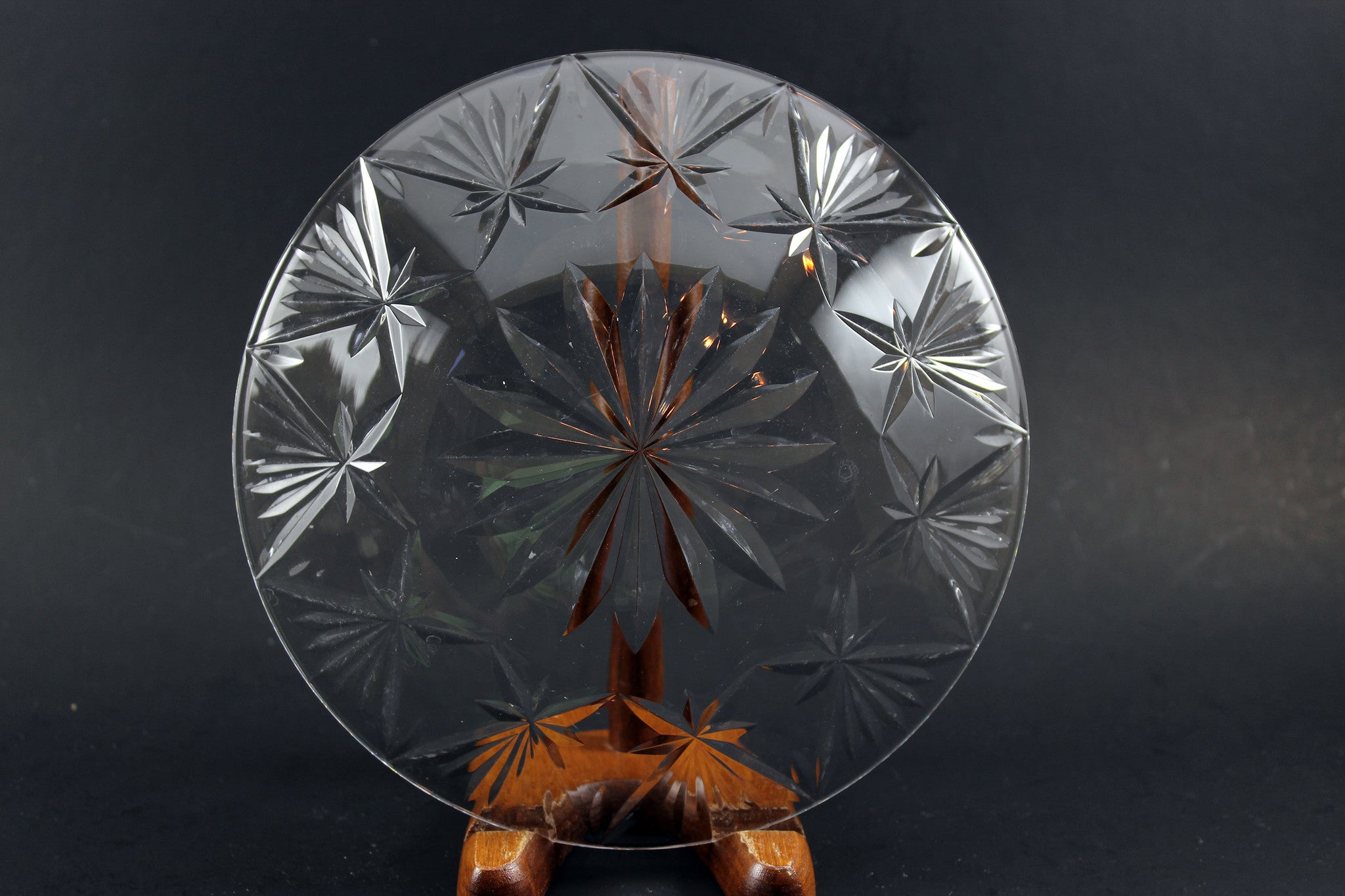 Webb Corbett Crystal, Salad/Dessert Plate, Chantilly