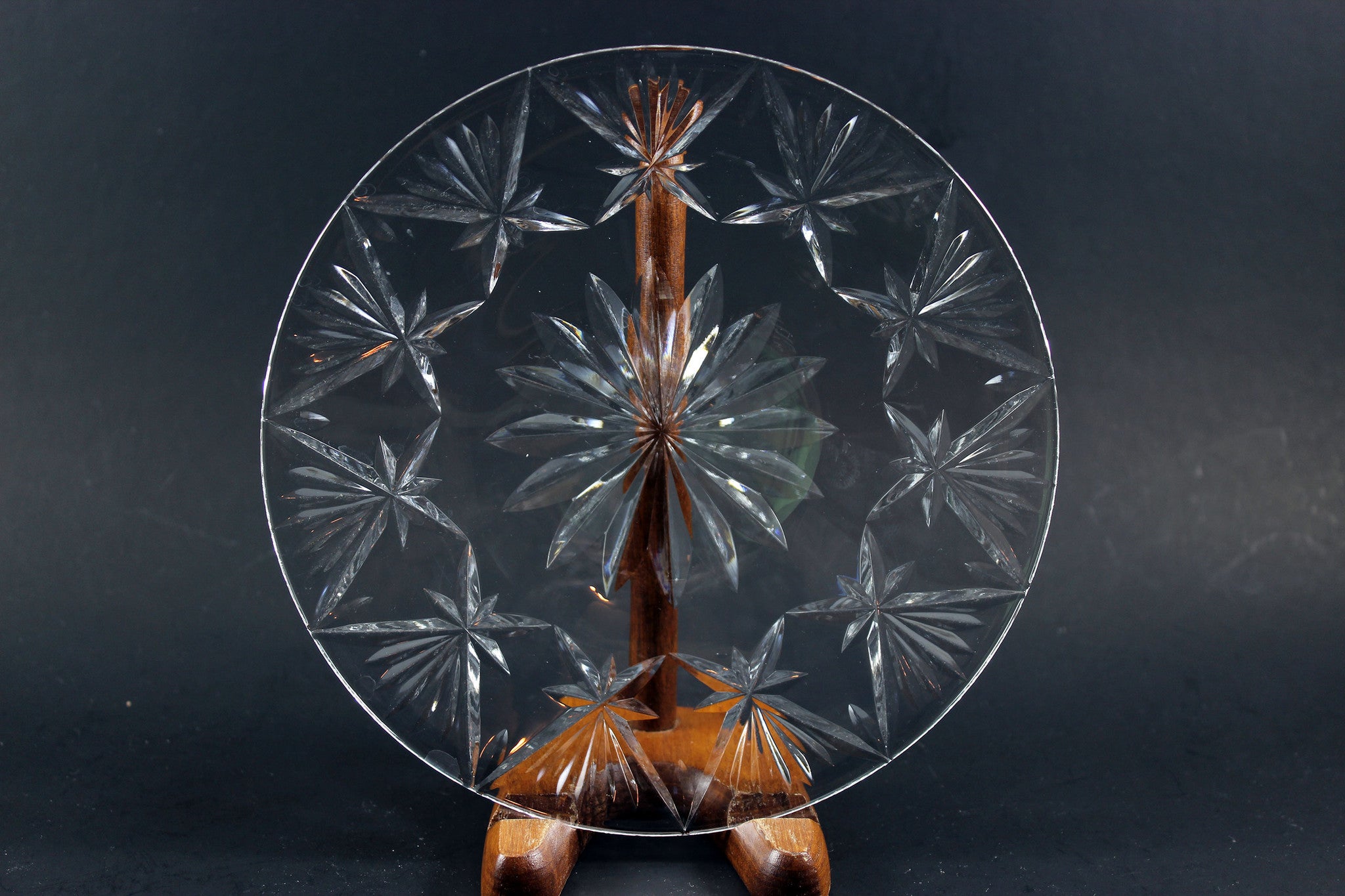 Webb Corbett Crystal, Salad/Dessert Plate, Chantilly