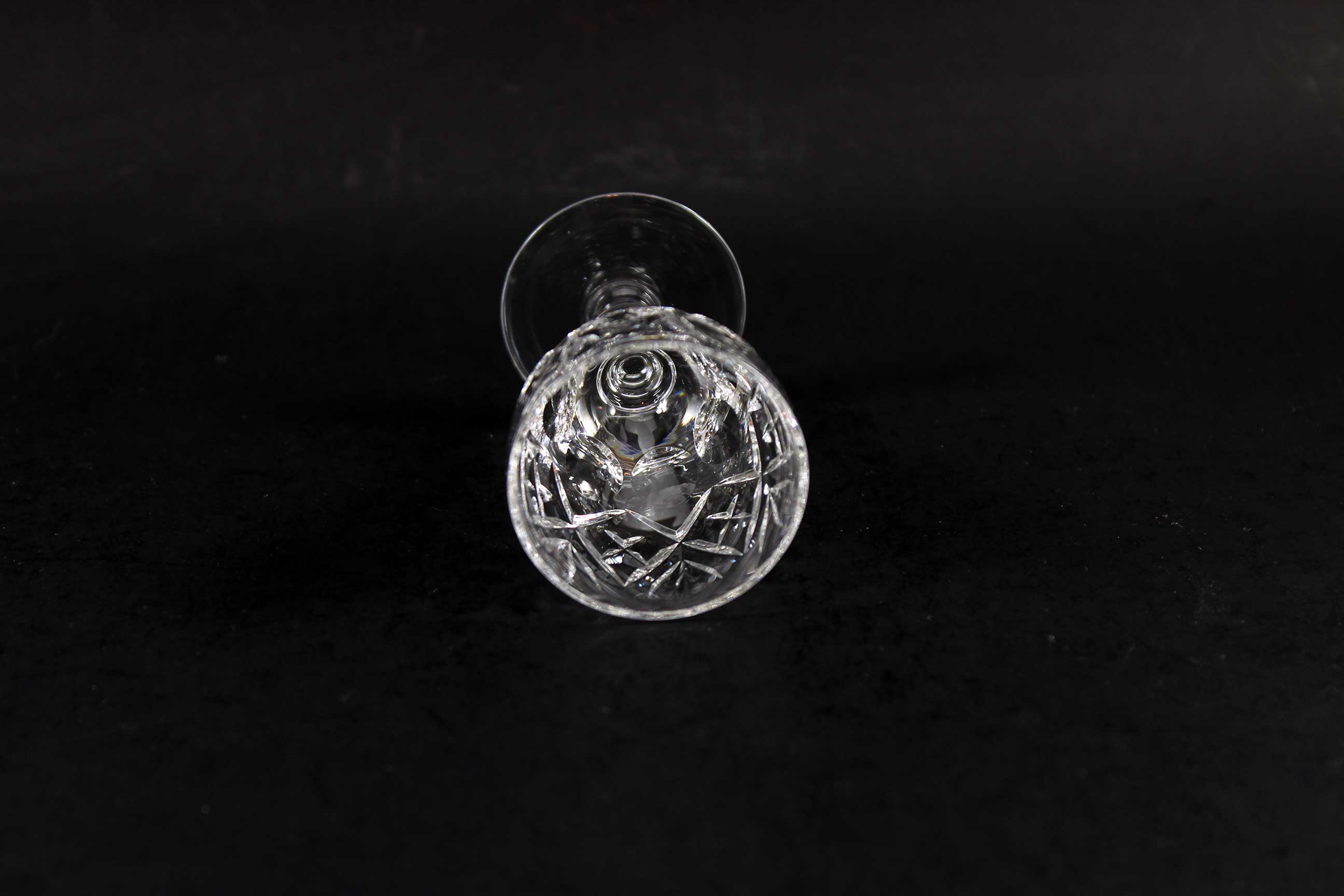 Webb Corbett Crystal, Georgian Pattern, Liqueur Glasses