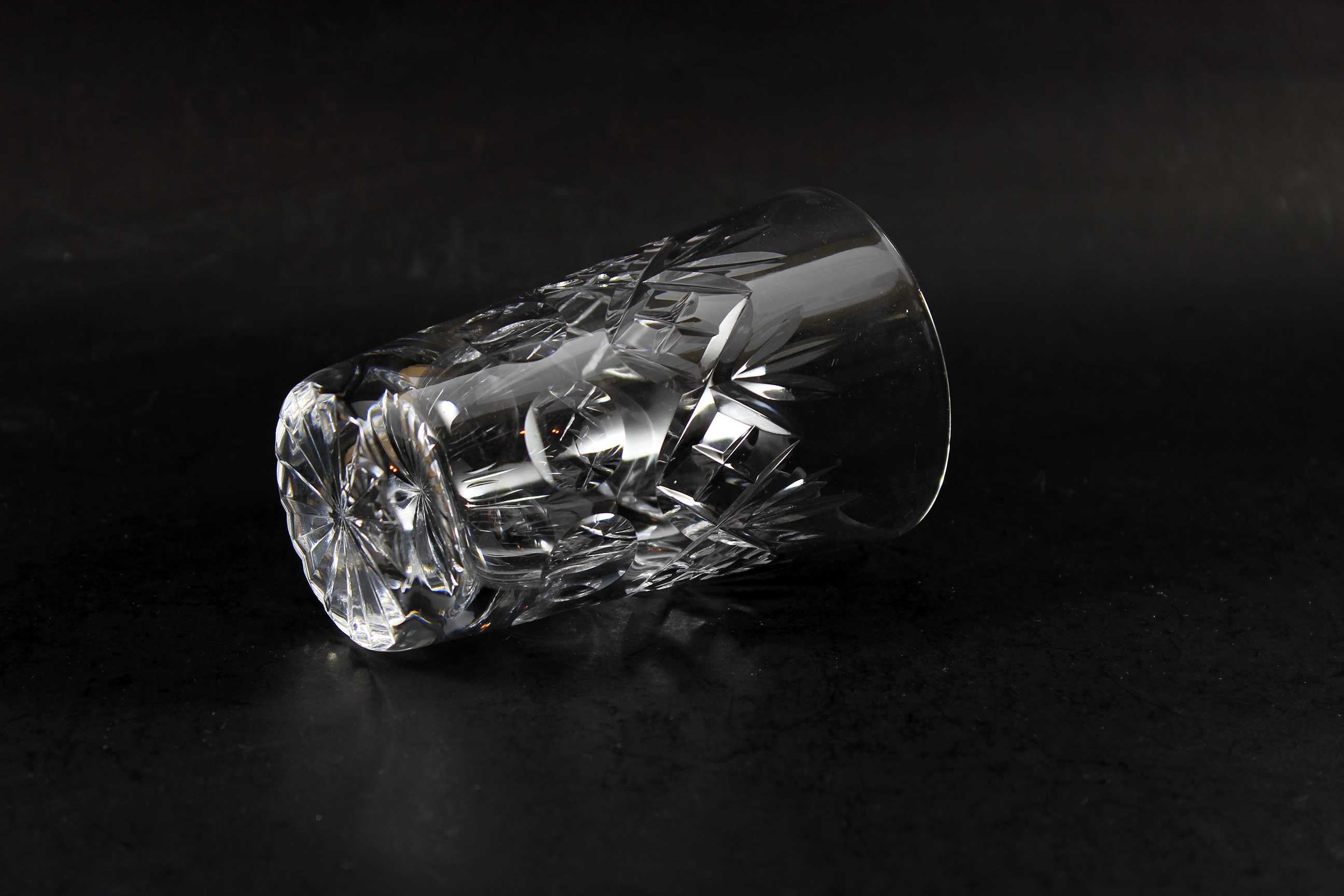 Webb Corbett Crystal, Georgian Pattern, Juice Glasses