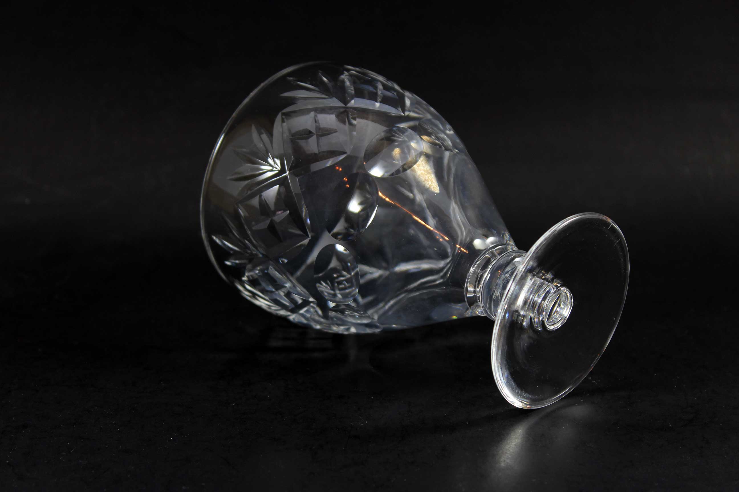 Webb Corbett Crystal, Georgian Pattern, Water Goblets