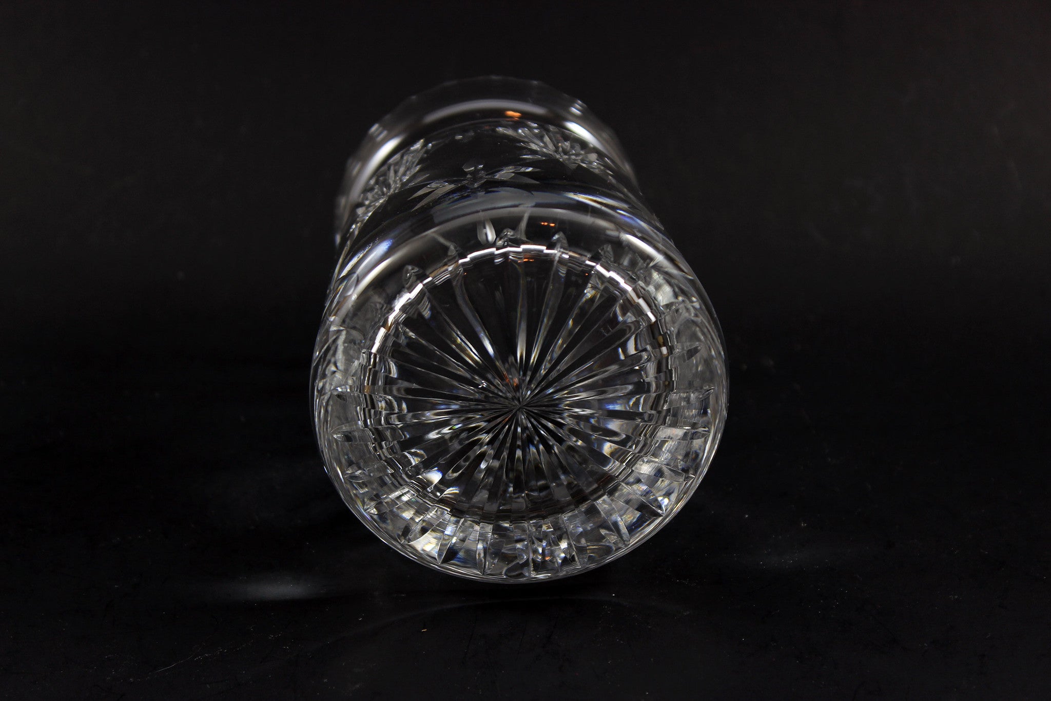 Webb Corbett Crystal, Chantilly Jam Jar with Spoon 11