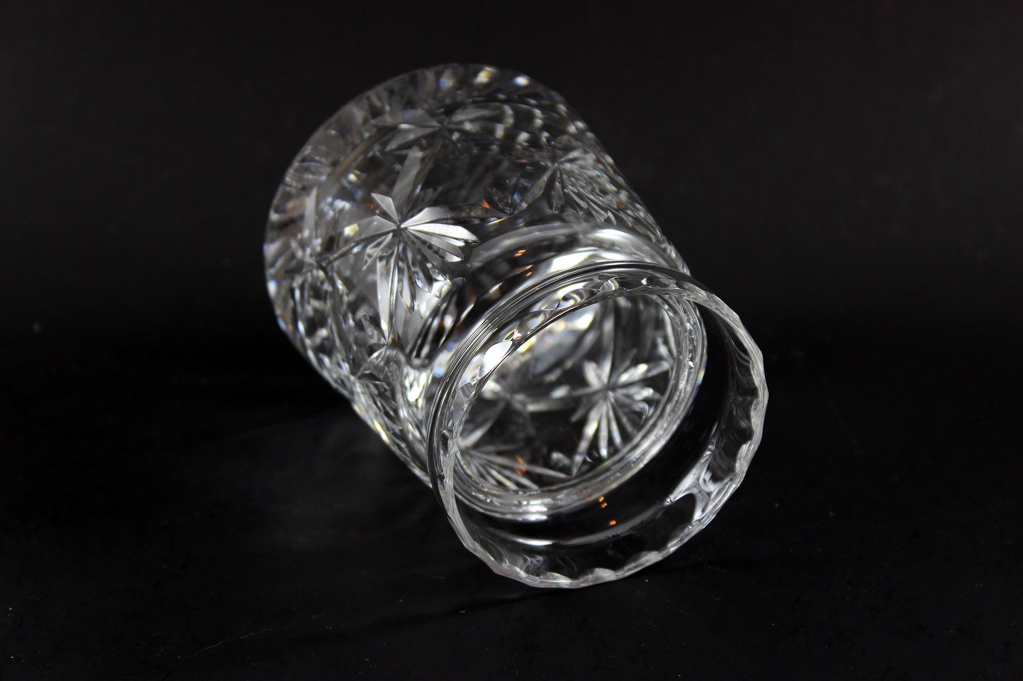 Webb Corbett Crystal, Chantilly Jam Jar with Spoon 6