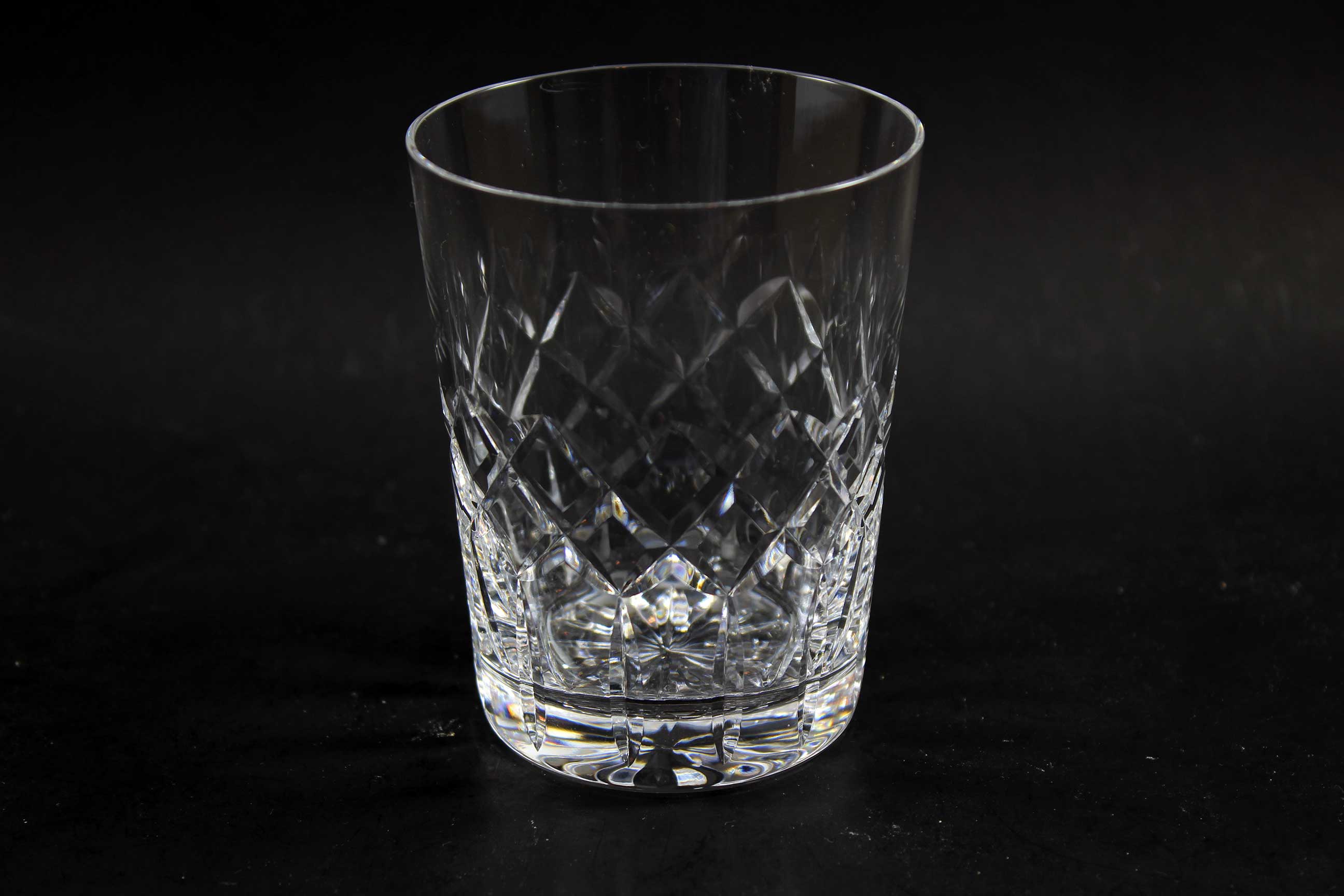 Webb Corbett, Heavy Crystal Decanter and Rocks Glasses (6)