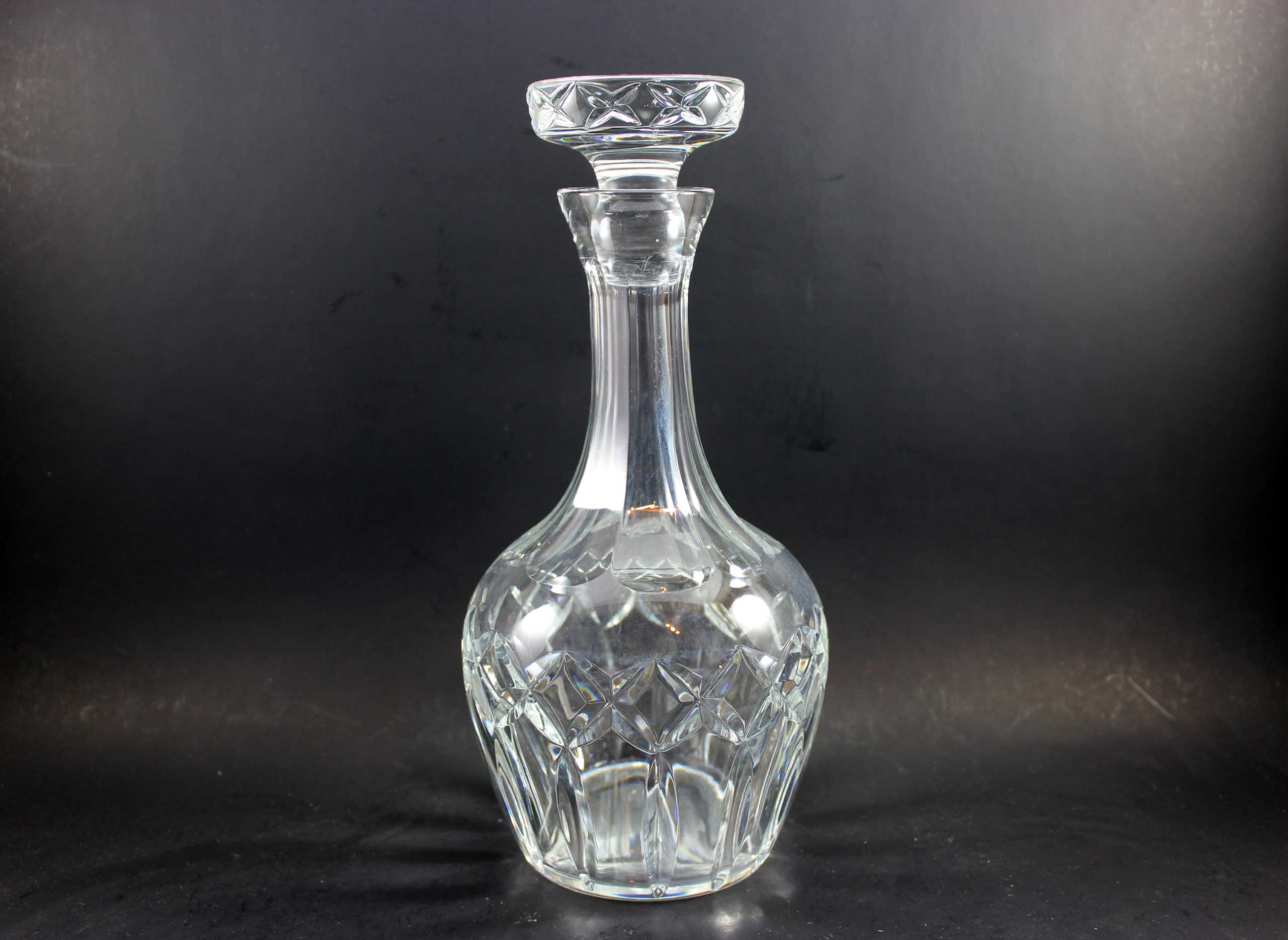 Webb Corbett, Heavy Crystal Decanter and Rocks Glasses (6)