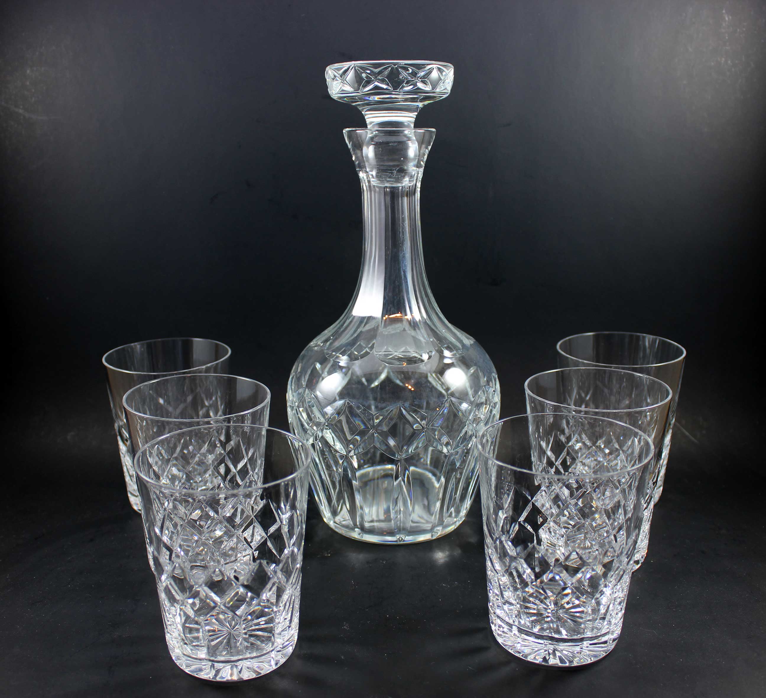 Webb Corbett, Heavy Crystal Rocks Glasses