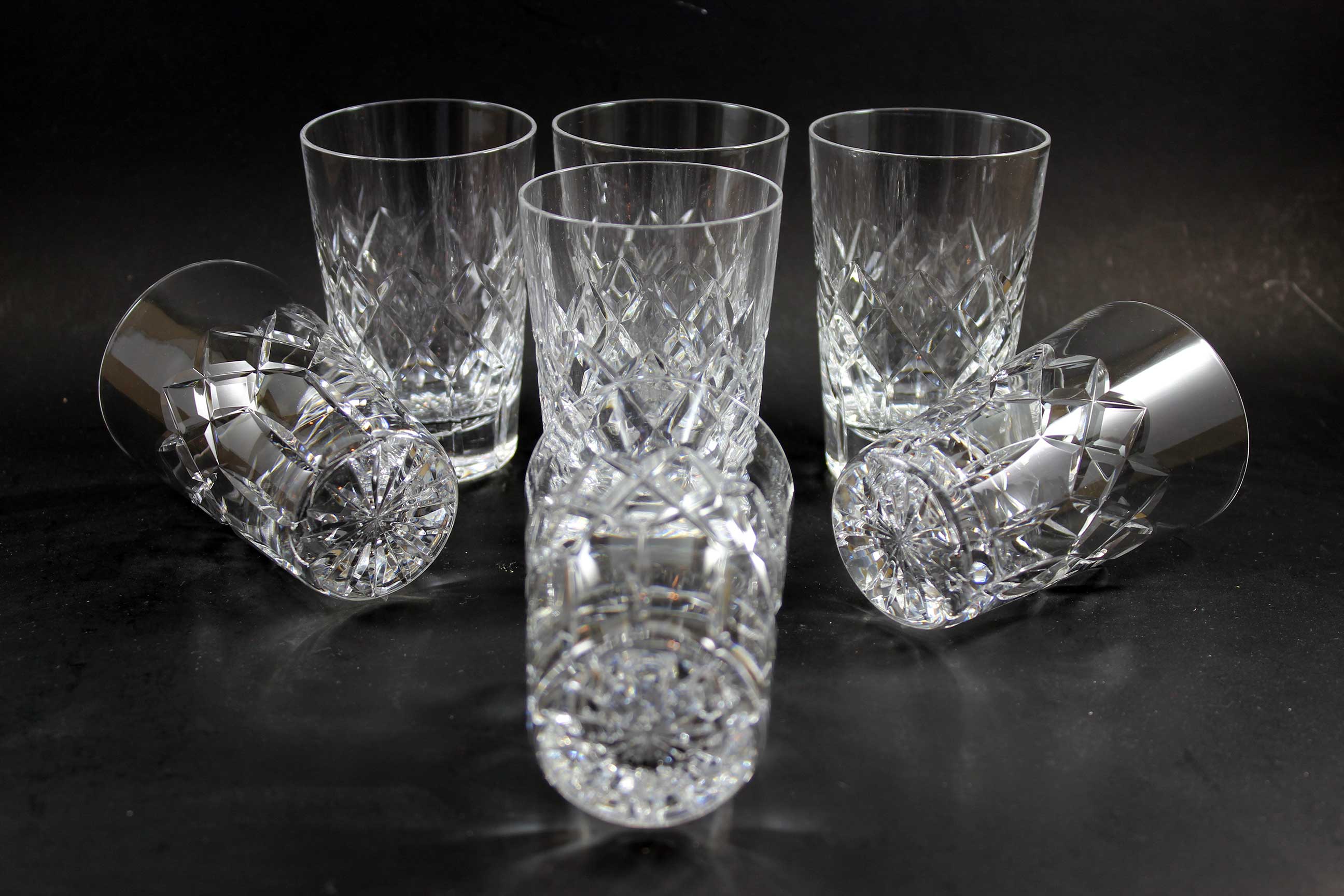 Webb Corbett Crystal, Juice or Small Tumblers