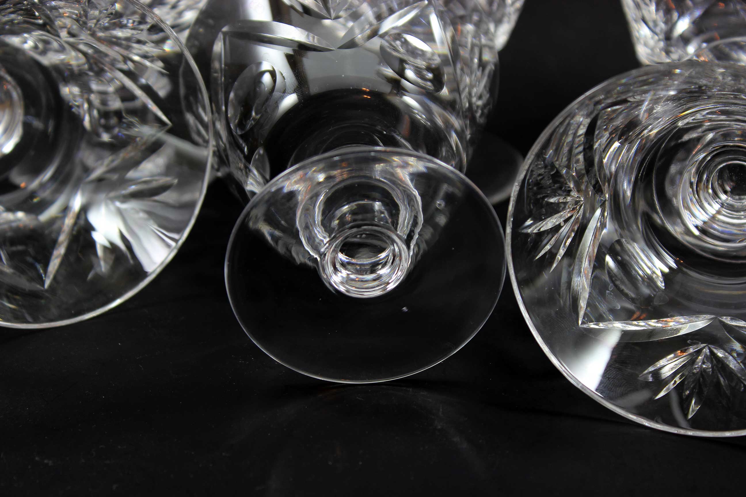 Webb Corbett Crystal, Sorbet or Dessert Glasses