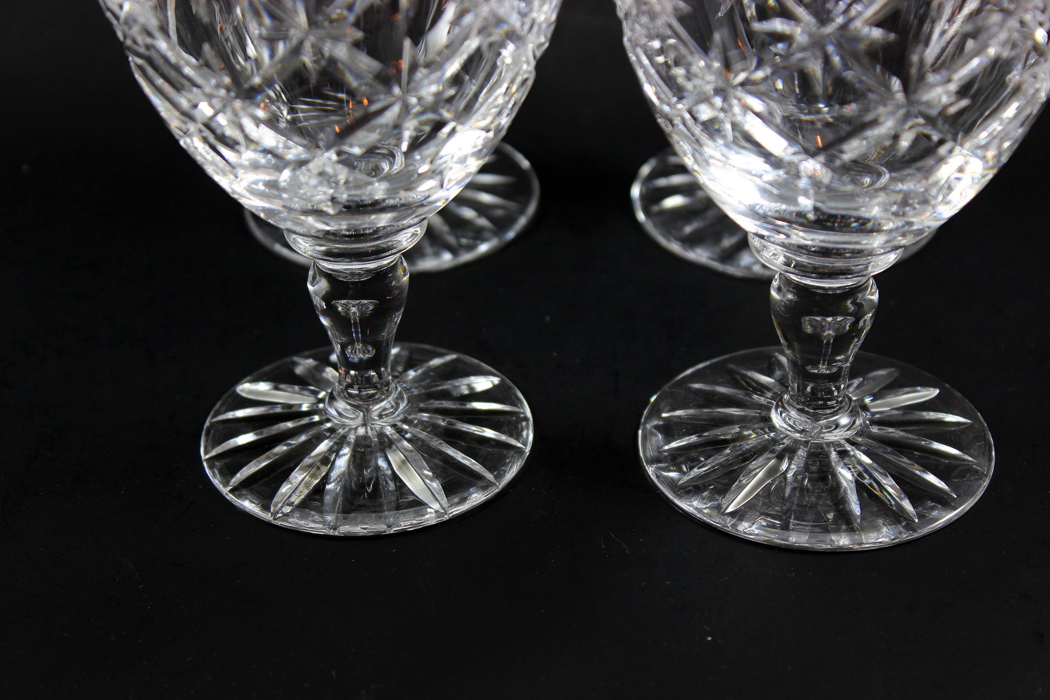 Webb Corbett Crystal, Water Goblets, Chantilly