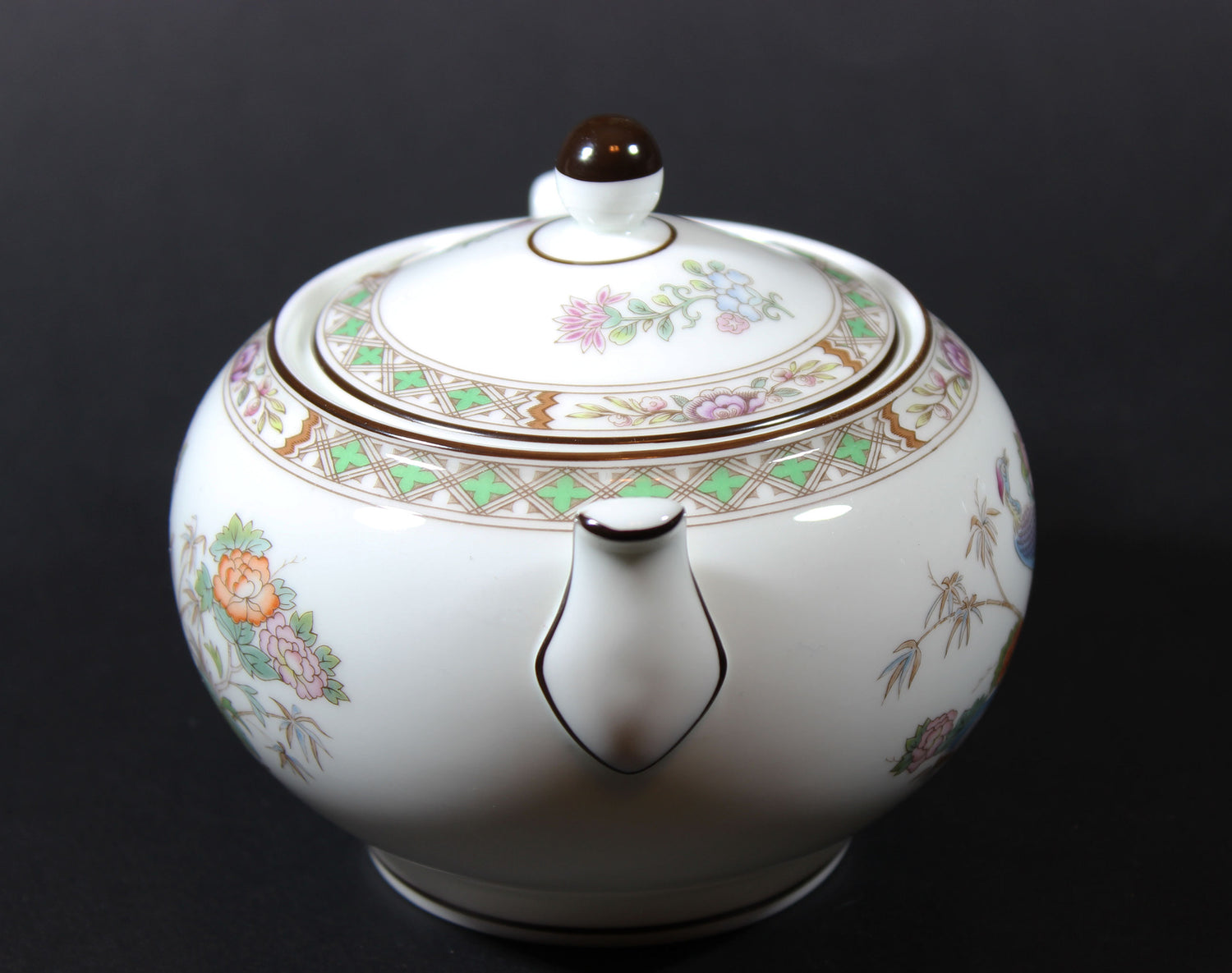 Wedgwood Kutani Crane Cream and Sugar