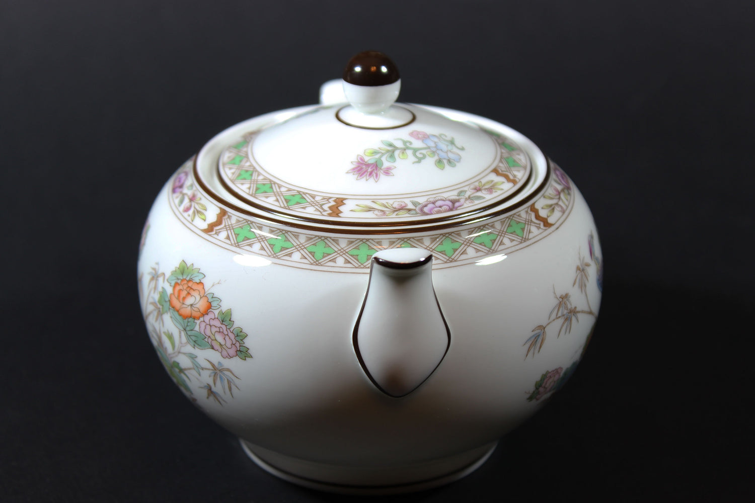 Wedgwood Kutani Crane Cream and Sugar