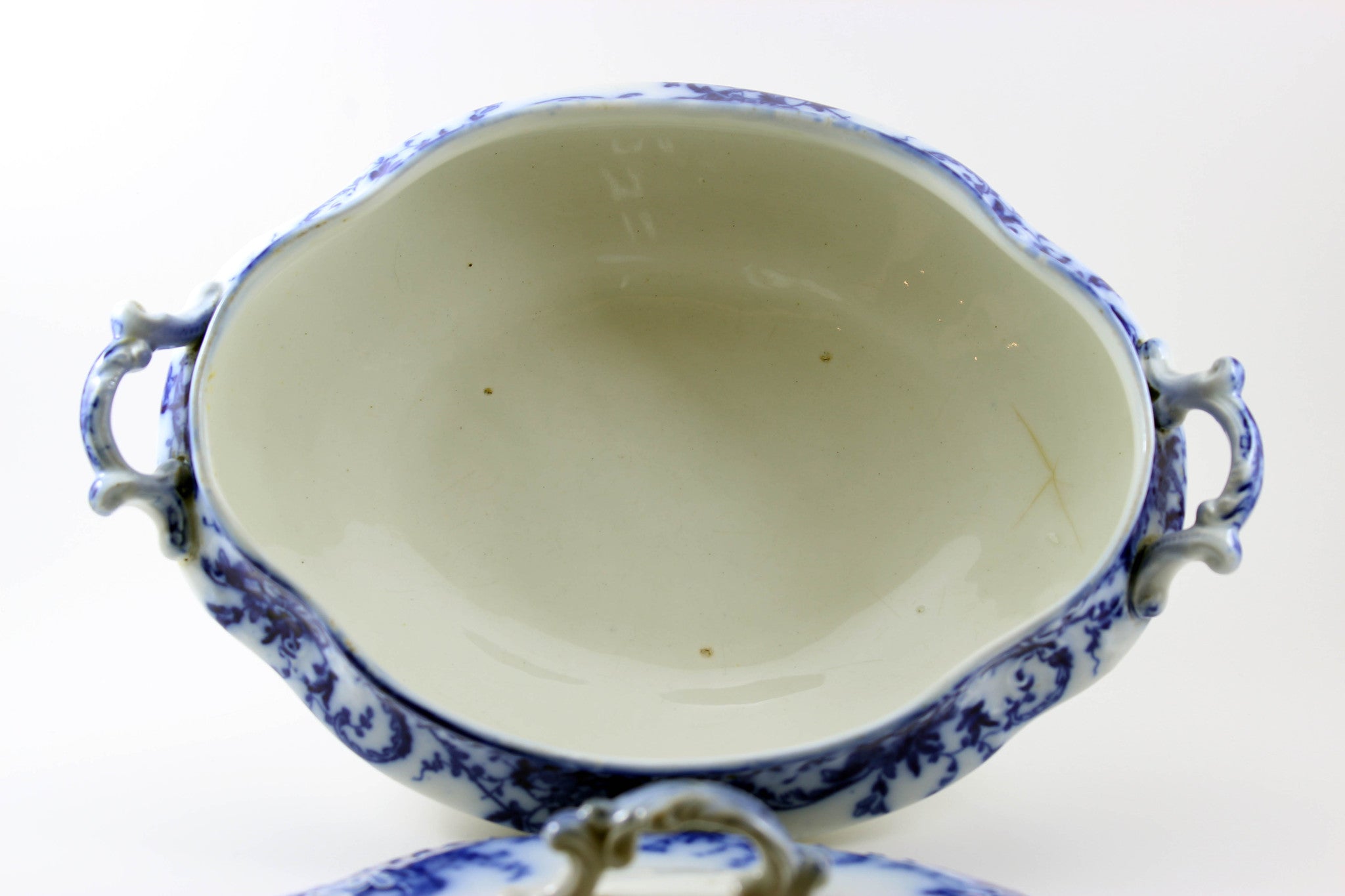 Wedgwood Antique Blue and White Covered Serving Dish