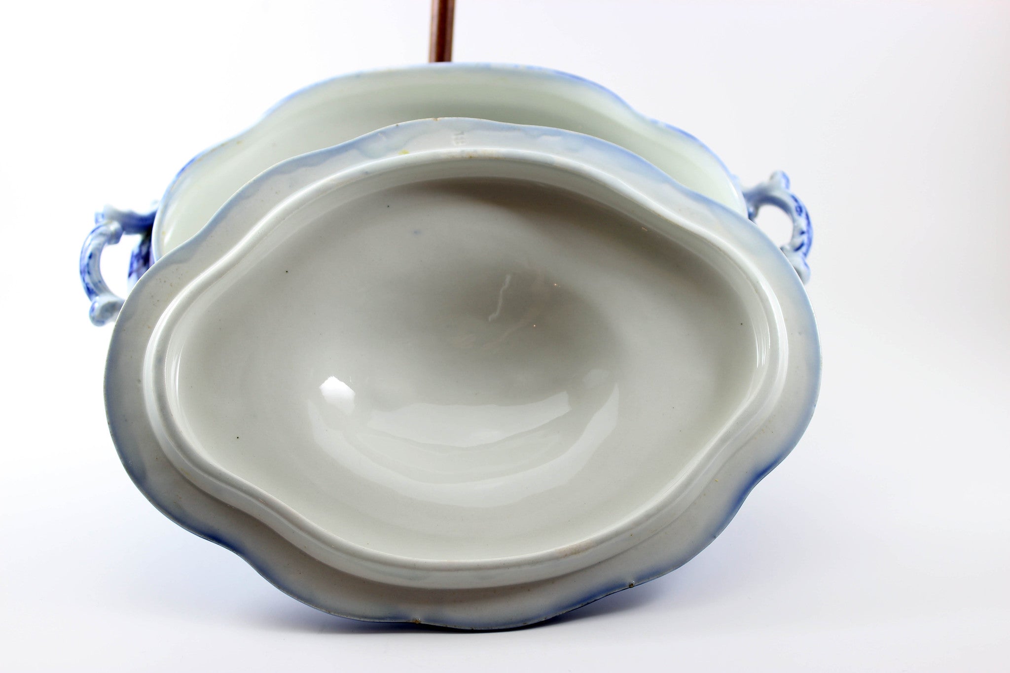 Wedgwood Antique Blue and White Covered Serving Dish