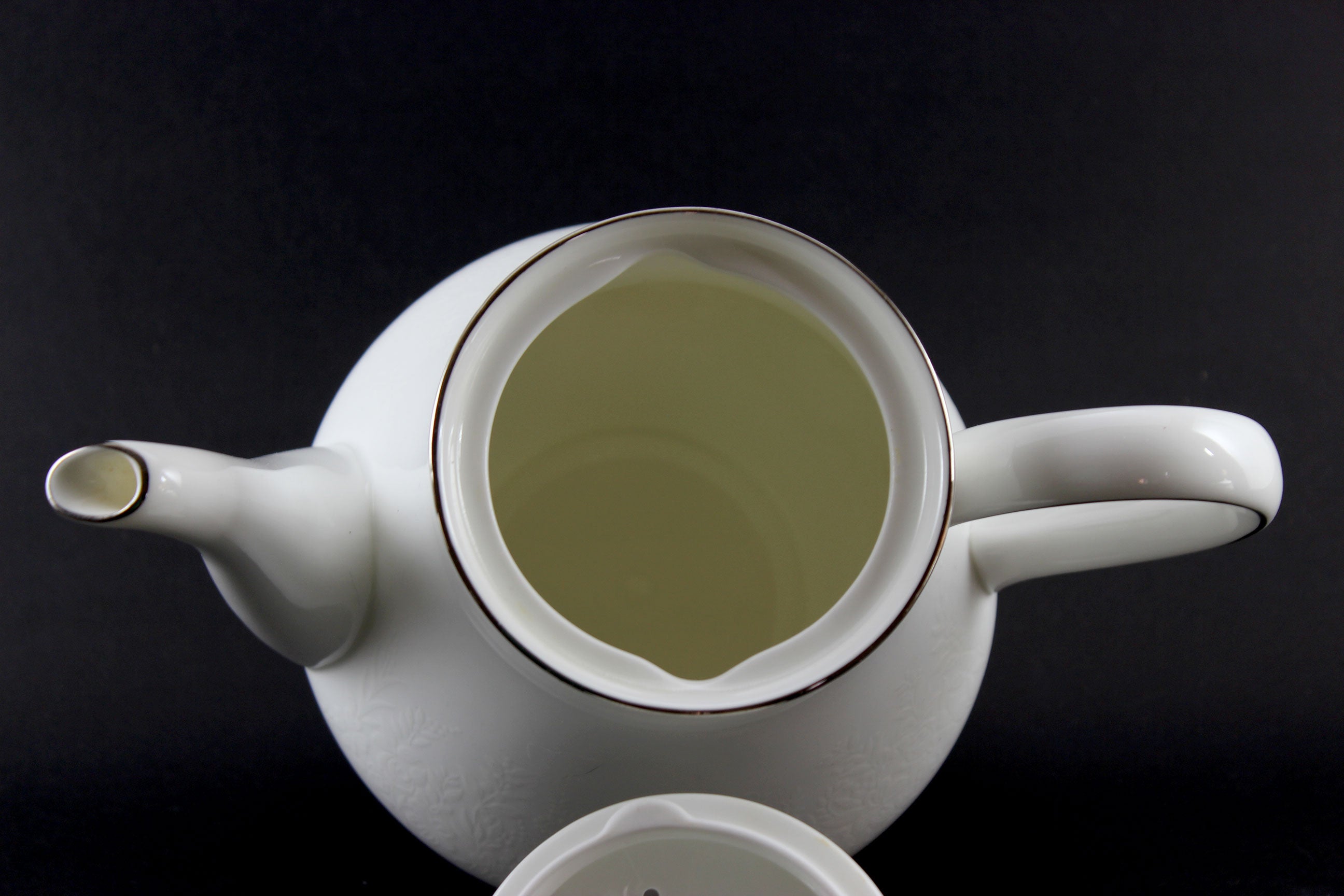 Wedgwood Silver Ermine Bone China, Teapot, Cream and Sugar