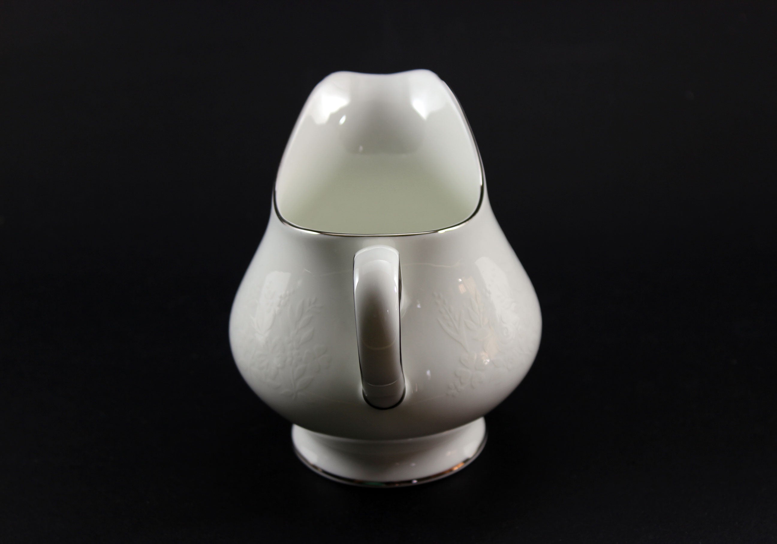 Wedgwood Silver Ermine Bone China, Teapot, Cream and Sugar