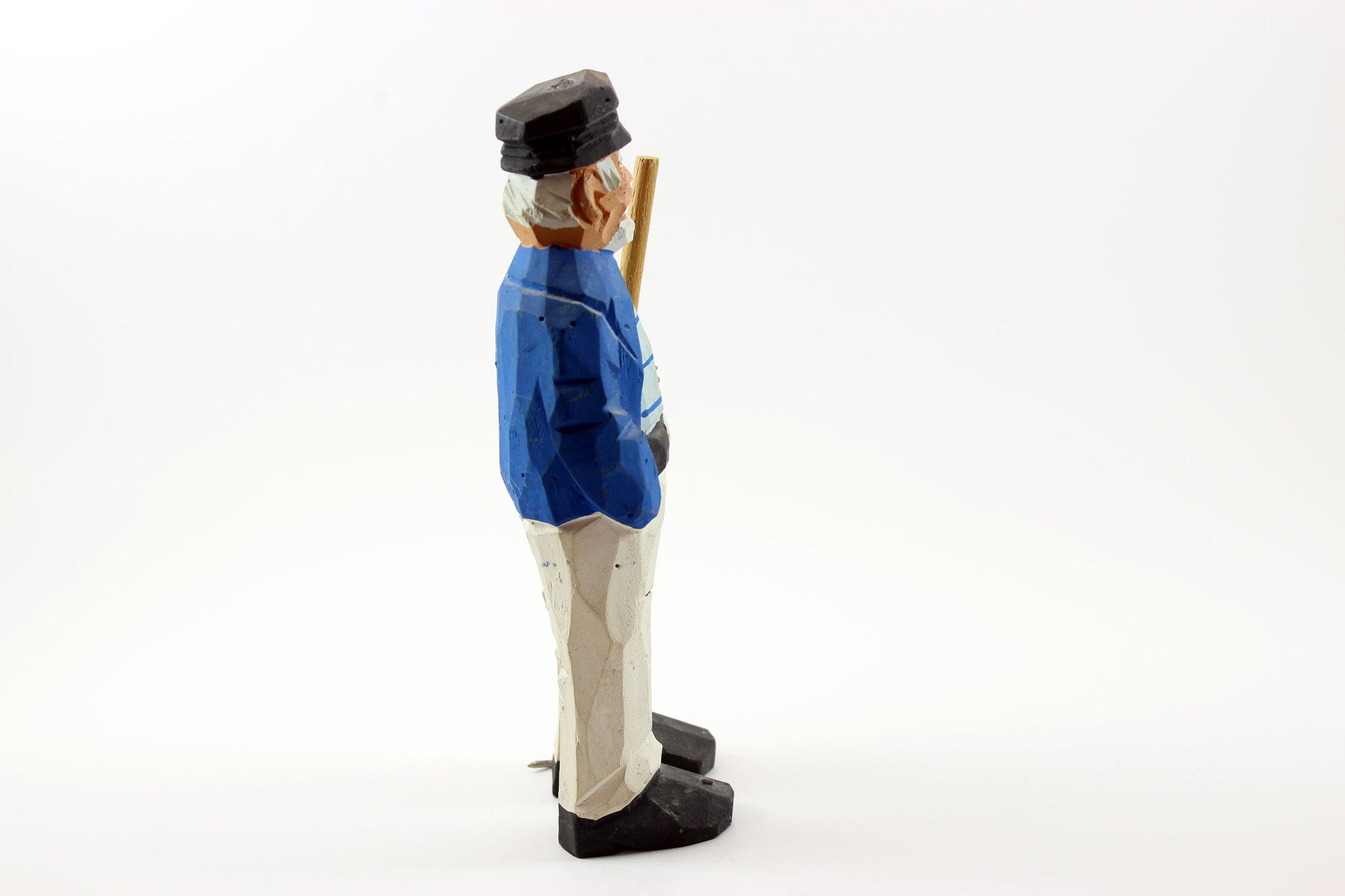 Hand Carved and Painted Quebec Wood Figurine