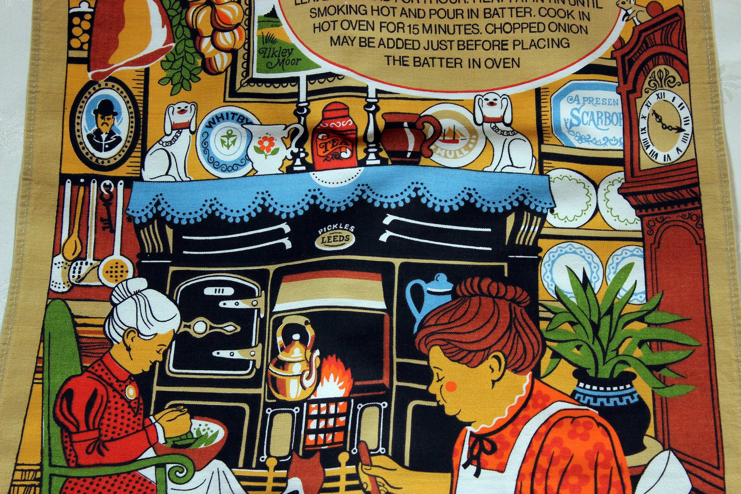 Cotton Tea Towel, Yorkshire Pudding, Harry Butterworth