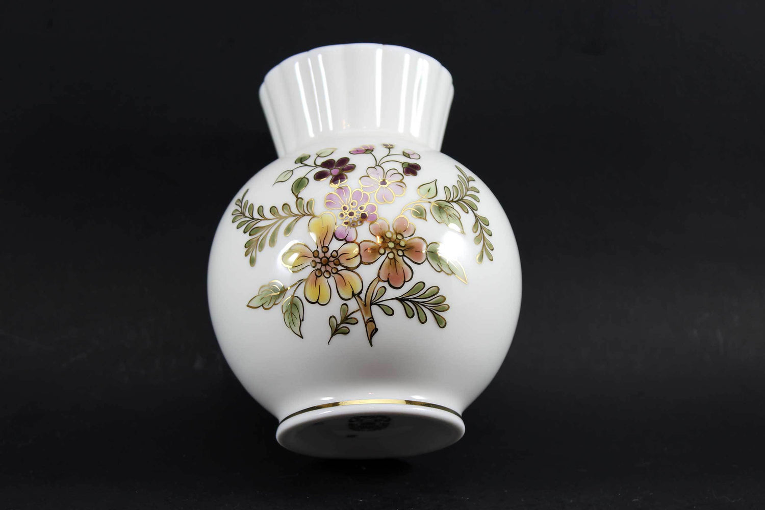 Zsolnay Porcelain, Hand Painted Vases and Trinket Box