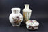 Zsolnay Porcelain, Hand Painted Vases and Trinket Box