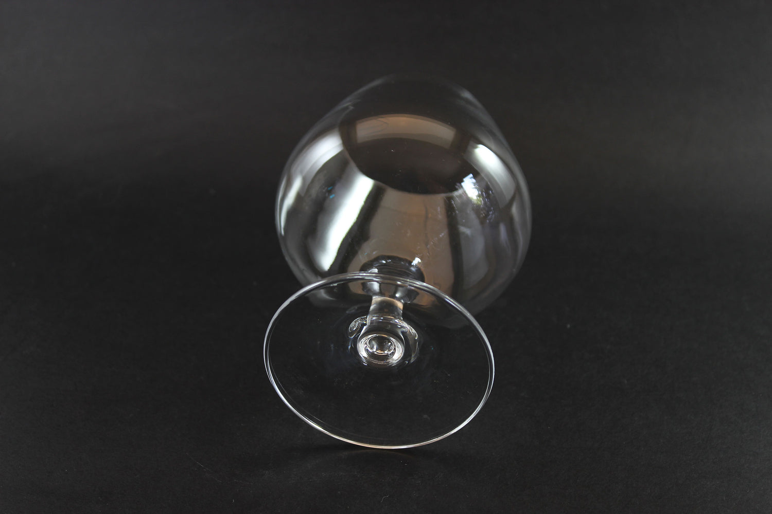 Blown Crystal Brandy or Cognac Glasses