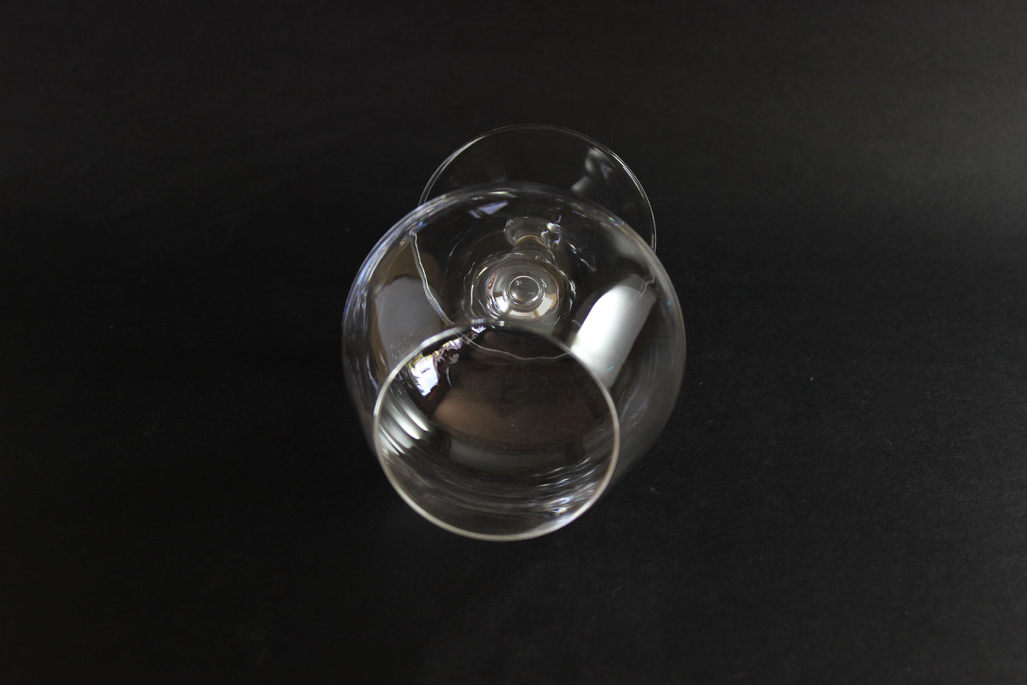 Blown Crystal Brandy or Cognac Glasses
