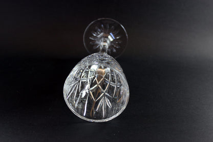 Bohemia Crystal, Cortina Pattern Wine Glasses