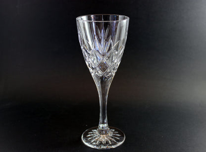 Bohemia Crystal, Cortina Pattern Wine Glasses