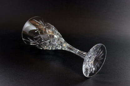 Bohemia Crystal, Cortina Pattern Wine Glasses