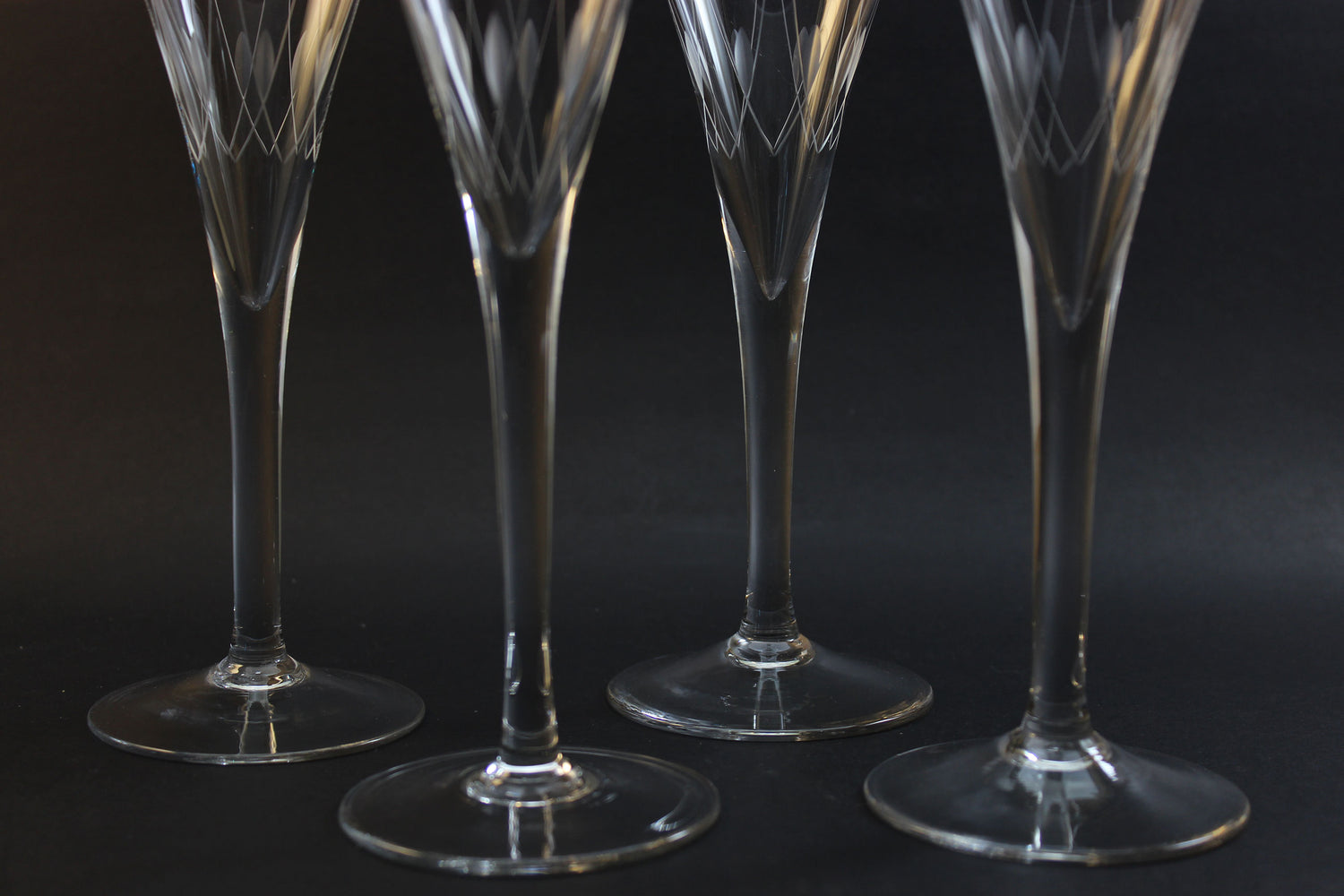 Bohemia Crystal, Trumpet Champagne Flutes