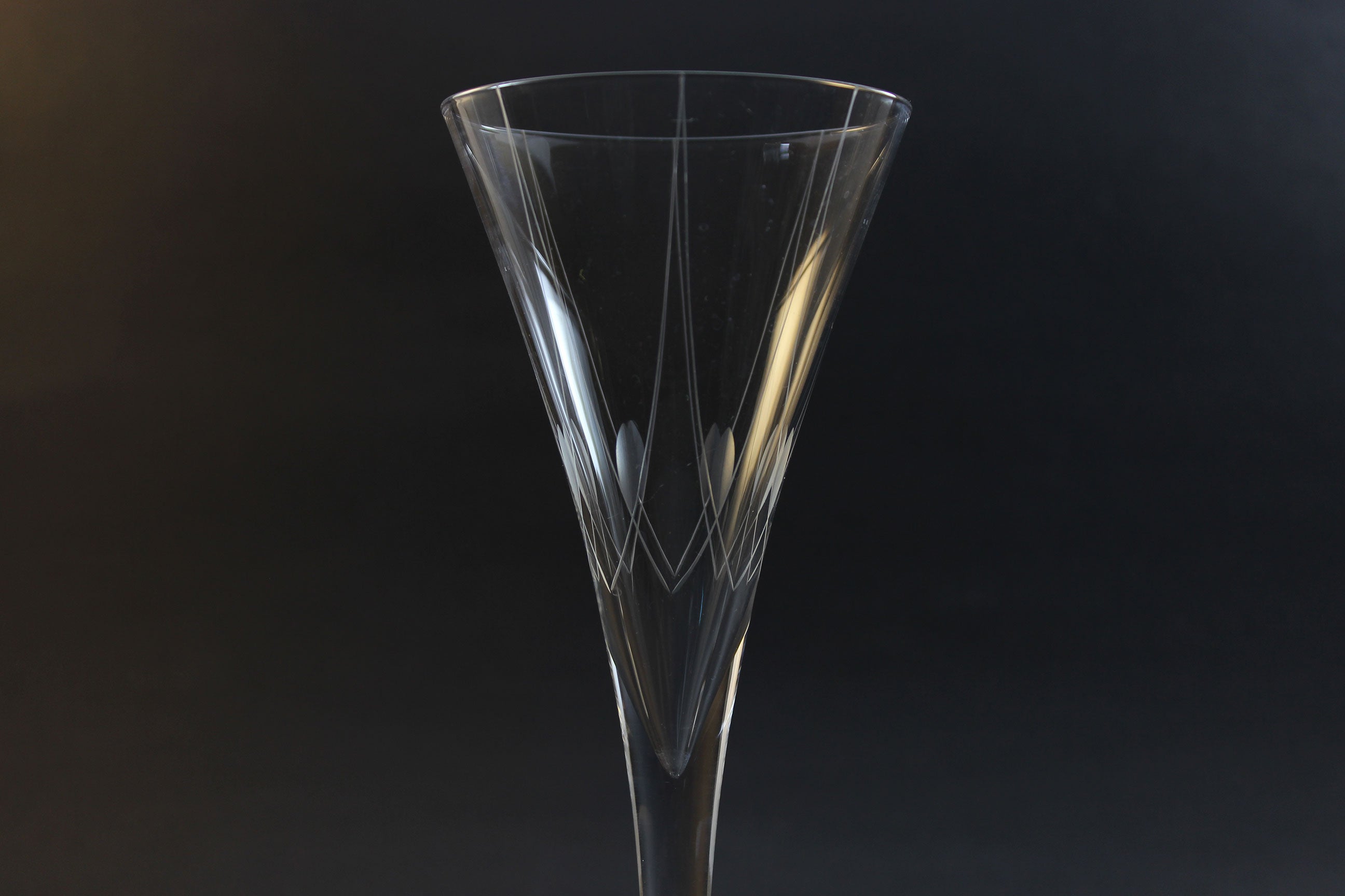 Bohemia Crystal, Trumpet Champagne Flutes