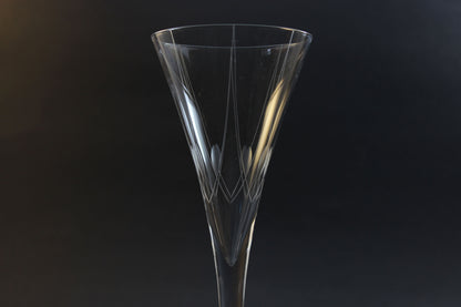 Bohemia Crystal, Trumpet Champagne Flutes