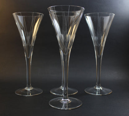 Bohemia Crystal, Trumpet Champagne Flutes