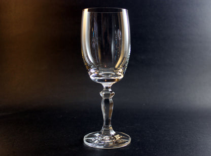 Bohemia Crystal, Ingrid Andrea Pattern Wine Glasses