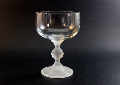 Bohemia Crystal, Janet Pattern, Champagne Coupes