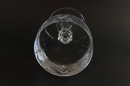 Pinwheel Crystal, Champagne Coupe or High Dessert Glass