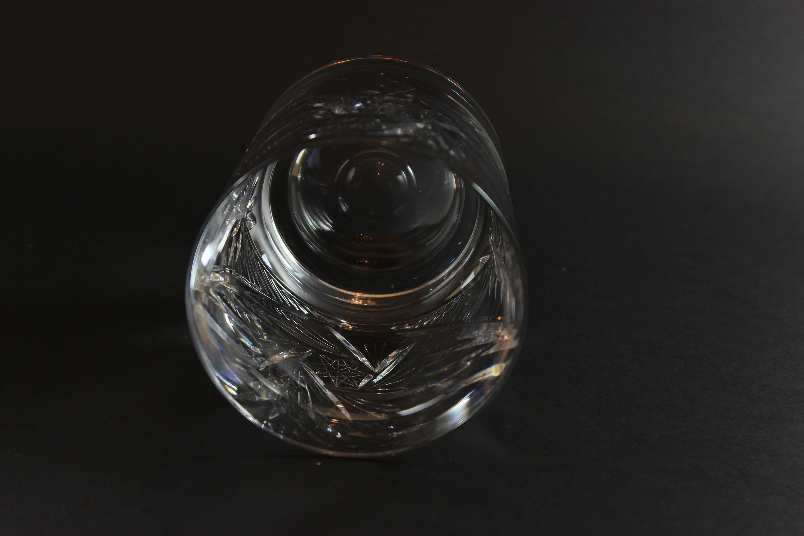 Bohemia Pinwheel Crystal, Old Fashioned Glasses