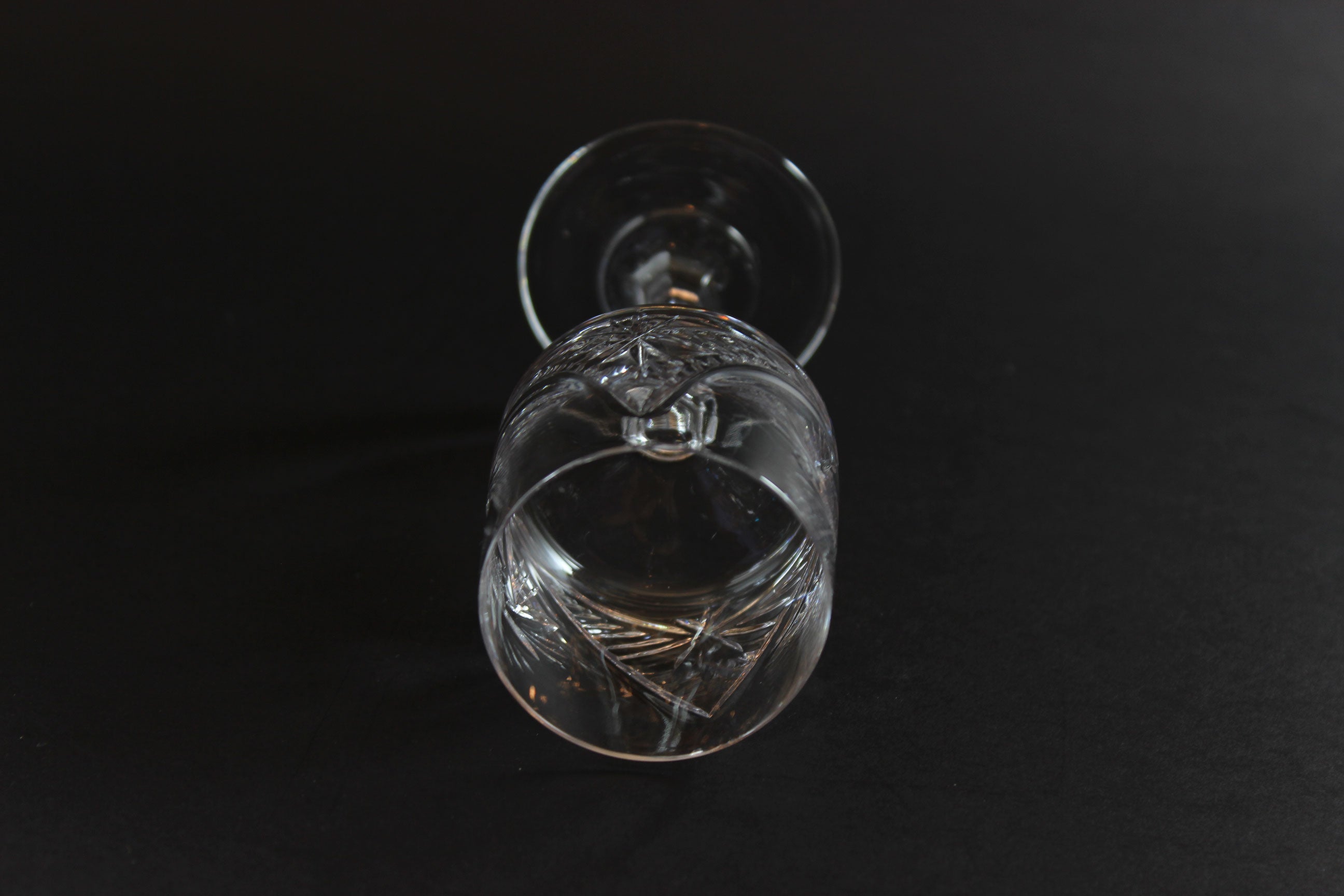 Bohemia Pinwheel Crystal, Small Port or Sherry Glass