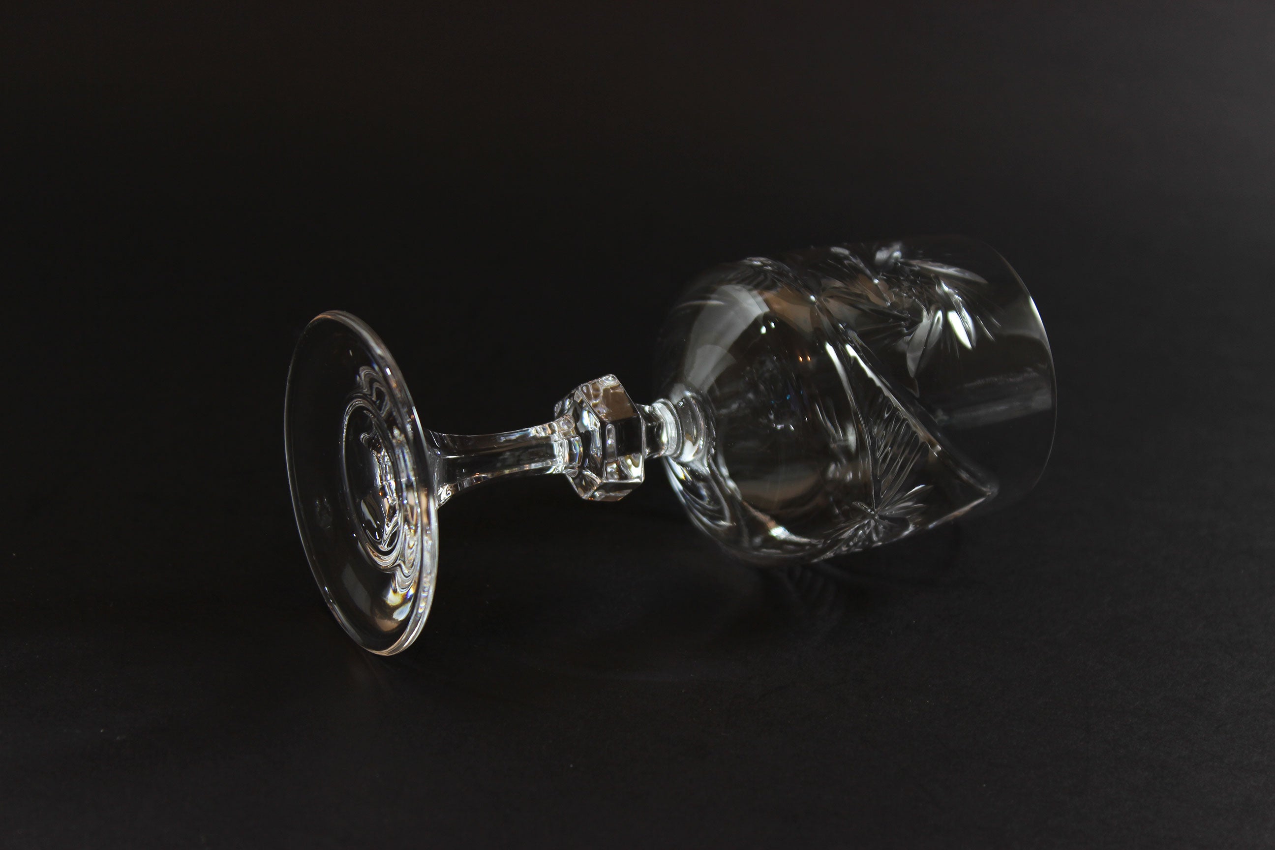 Bohemia Pinwheel Crystal, Small Port or Sherry Glass