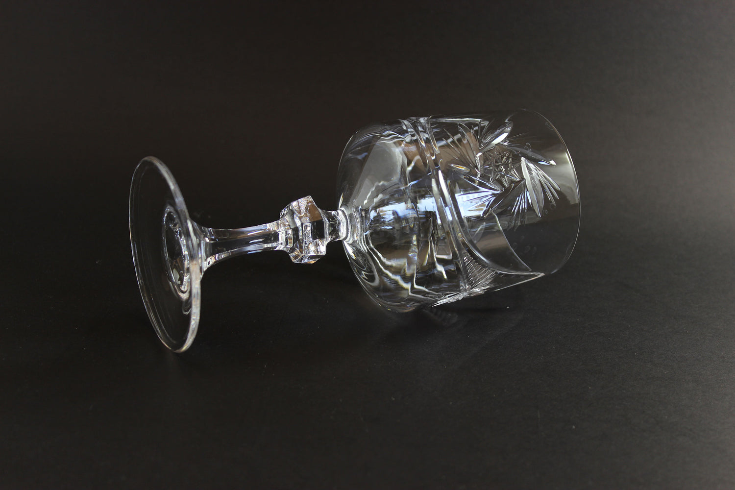 Bohemia Pinwheel Crystal, Red Wine or Water Goblet