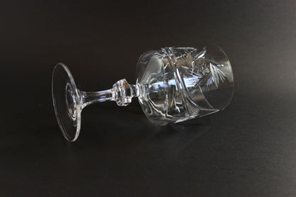 Bohemia Pinwheel Crystal, Red Wine or Water Goblet