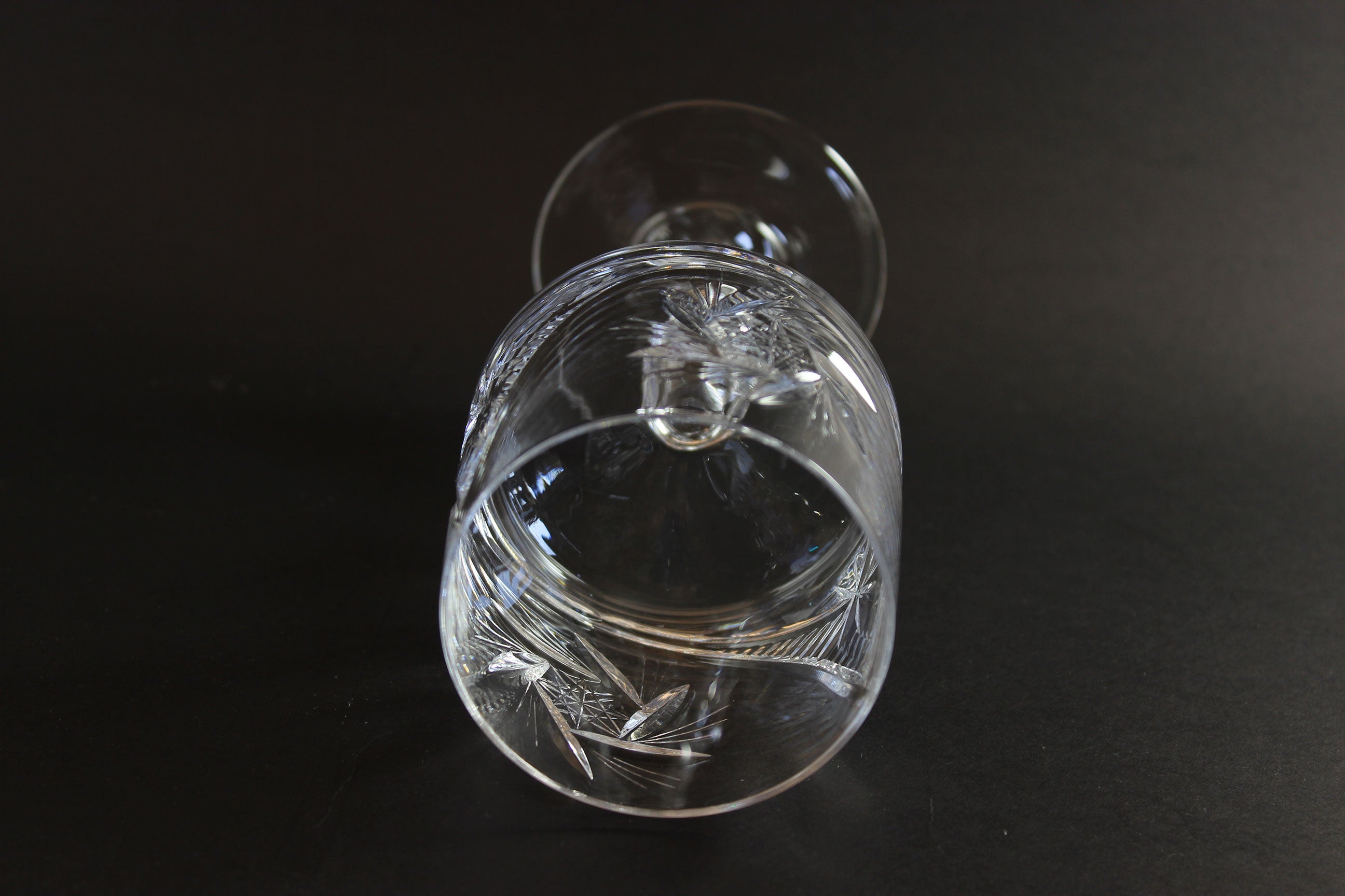 Bohemia Pinwheel Crystal, Red Wine or Water Goblet