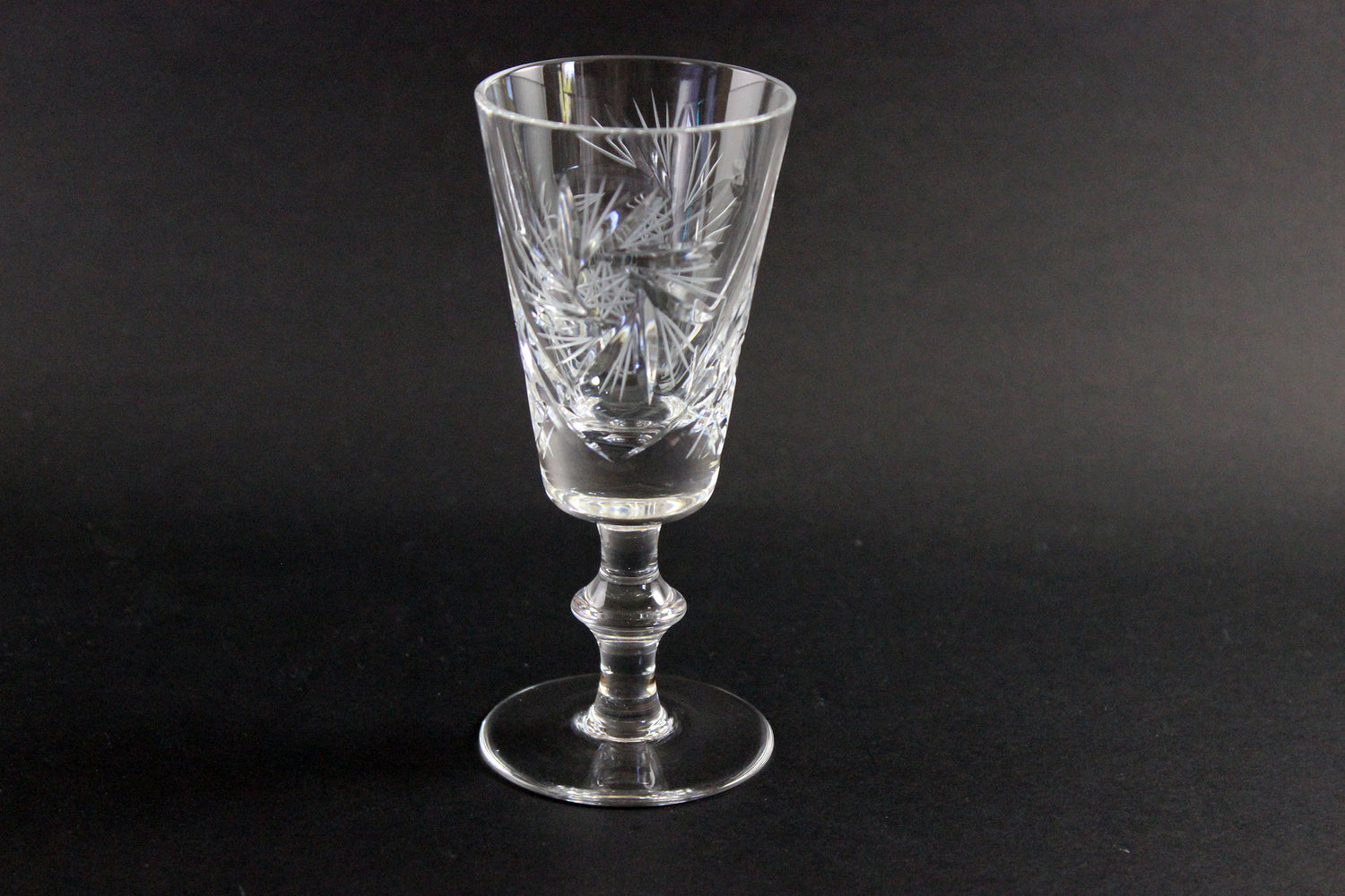 Bohemia, Pinwheel Crystal, Liqueur Glasses