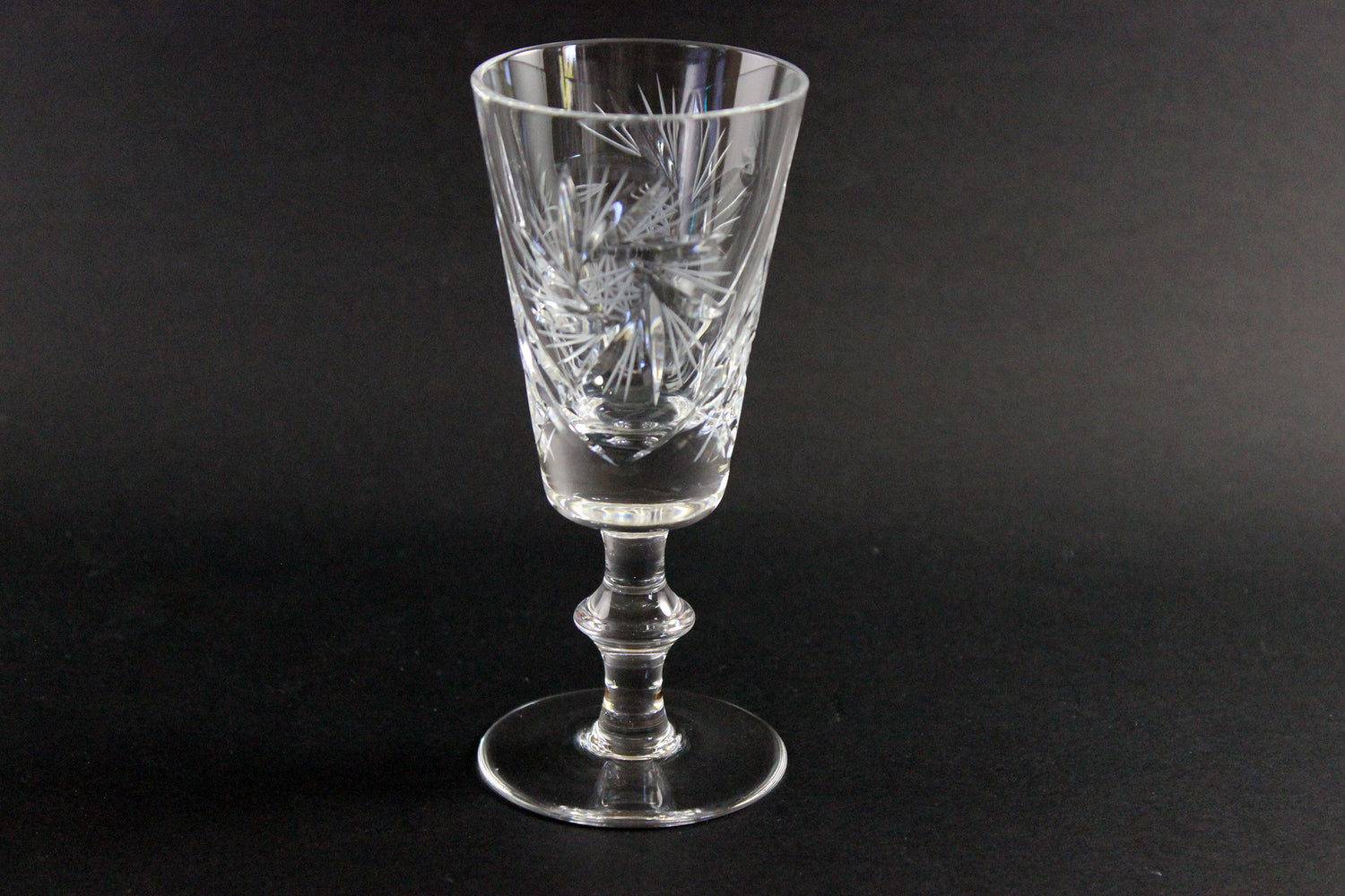 Bohemia, Pinwheel Crystal, Sherry Glasses
