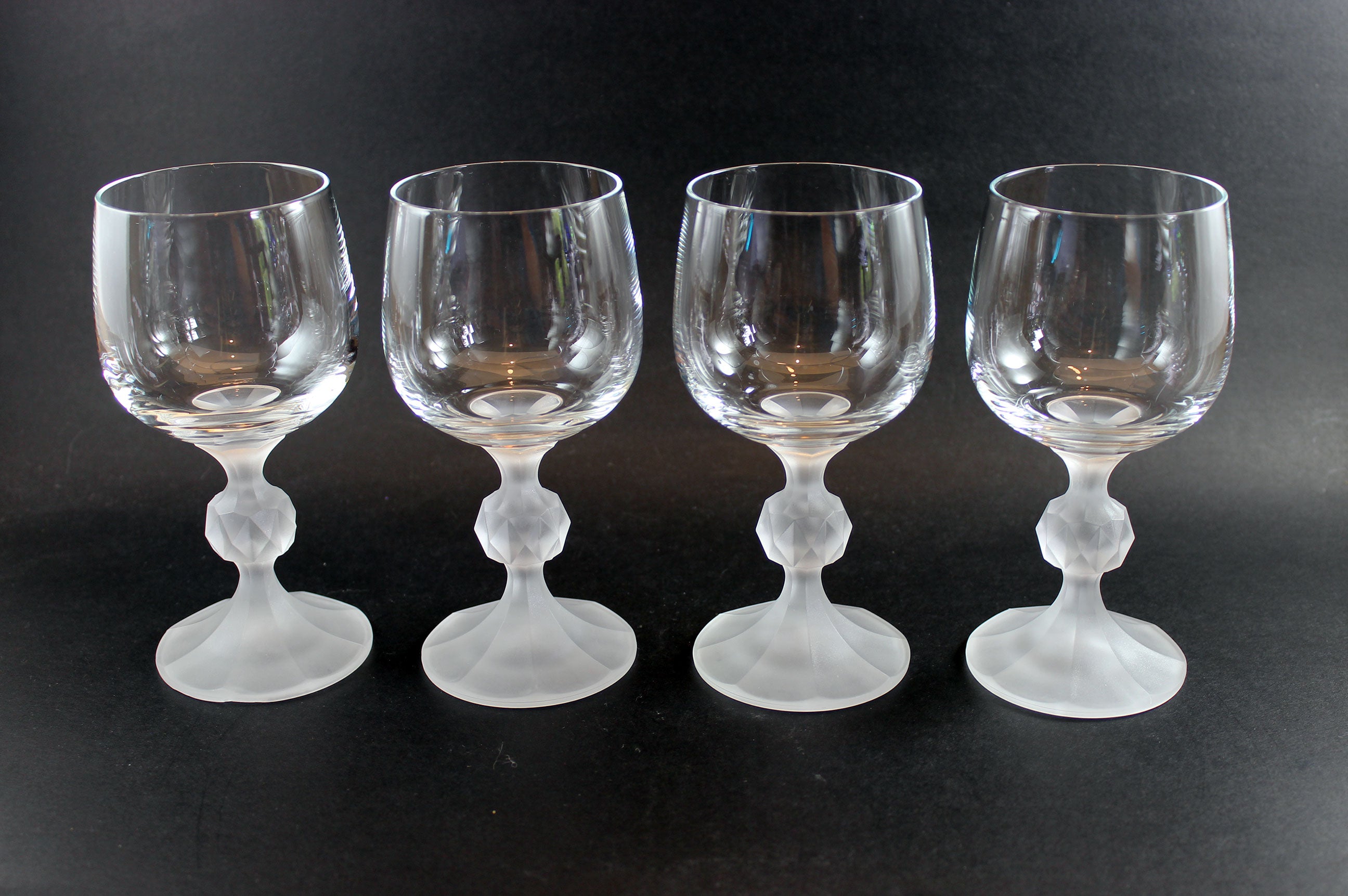 Bohemia Crystal, Janet Pattern, Wine Glasses