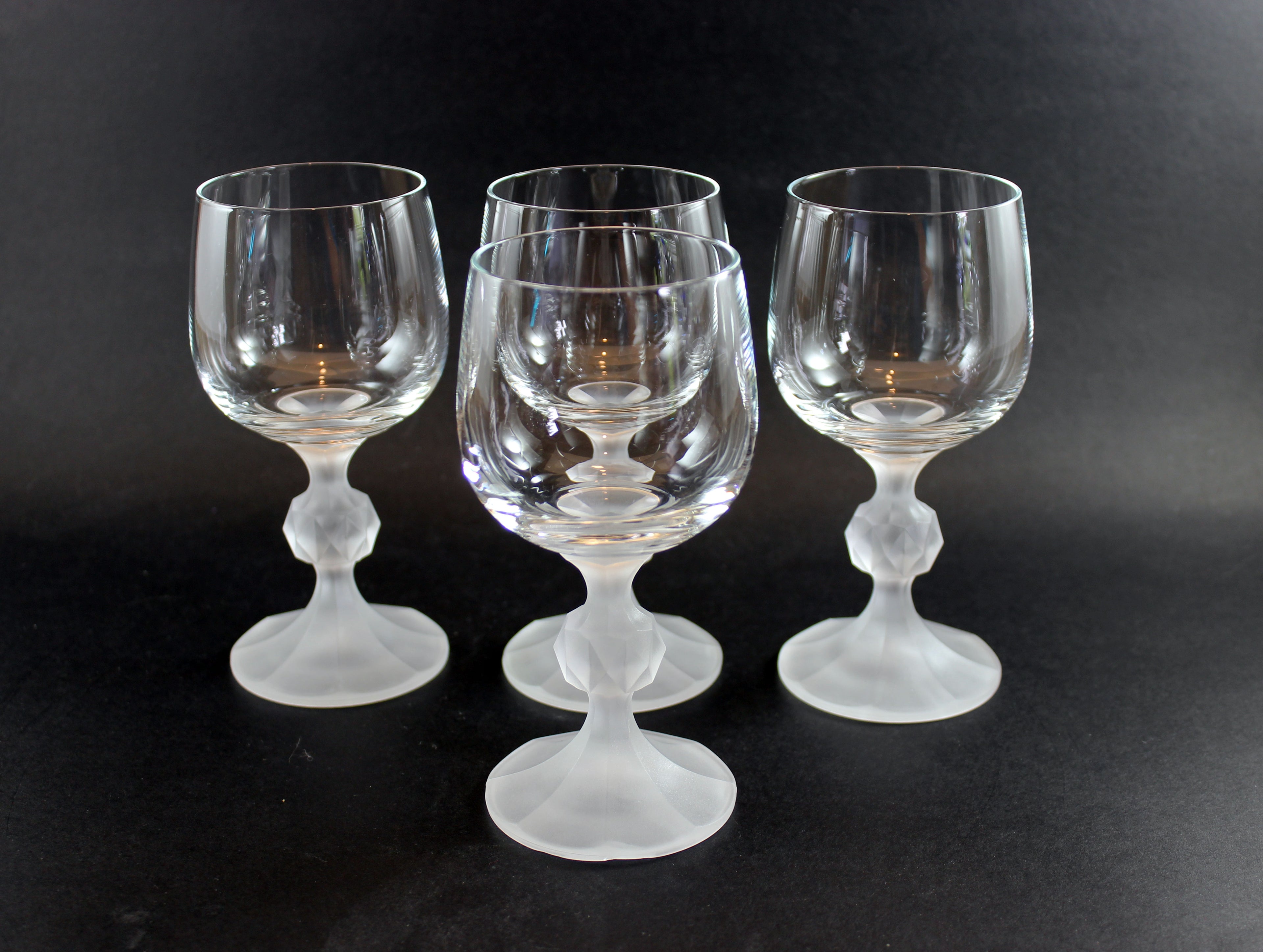 Bohemia Crystal, Janet Pattern, Wine Glasses