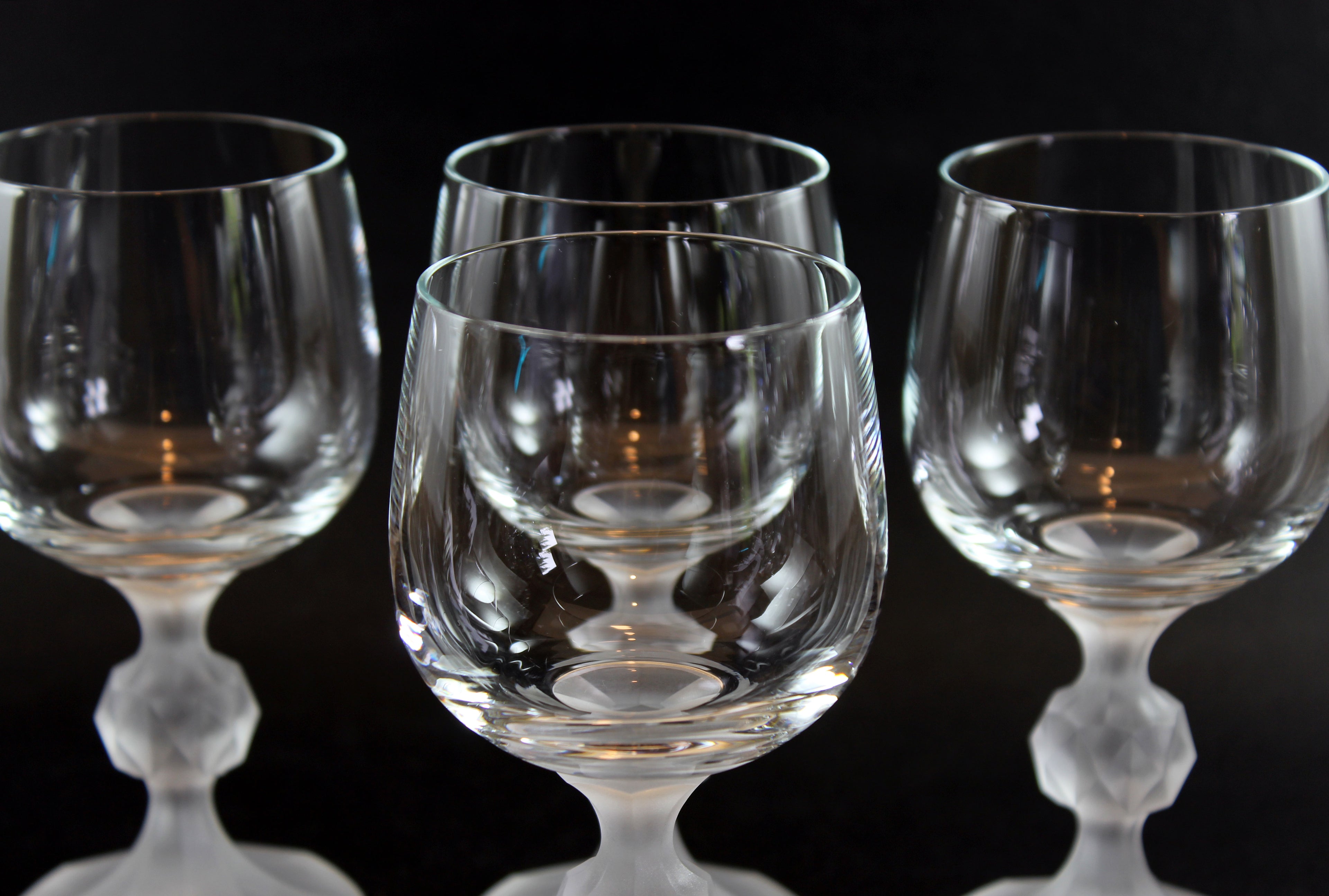 Bohemia Crystal, Janet Pattern, Wine Glasses