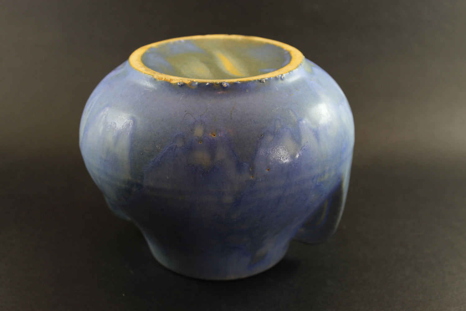 Brush McCoy, Blue Vellum Fawn Vase