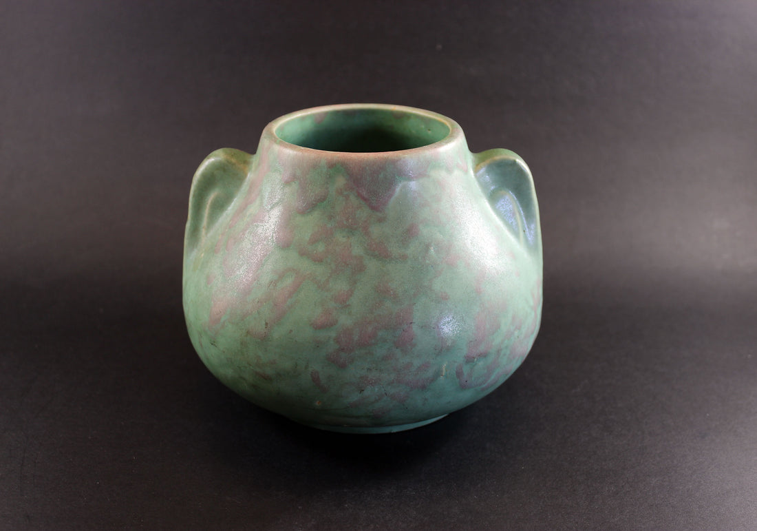 Brush McCoy, Green Vellum Fawn Vase
